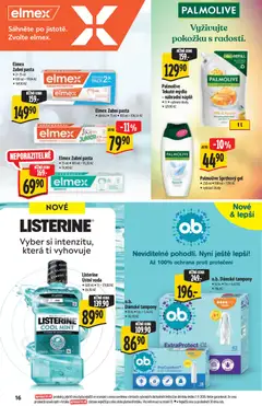 Náhled letáku Listerine Ústní voda, 500 ml • 1L = 179,80 Kč od 09.09.2026 | Strana: 16