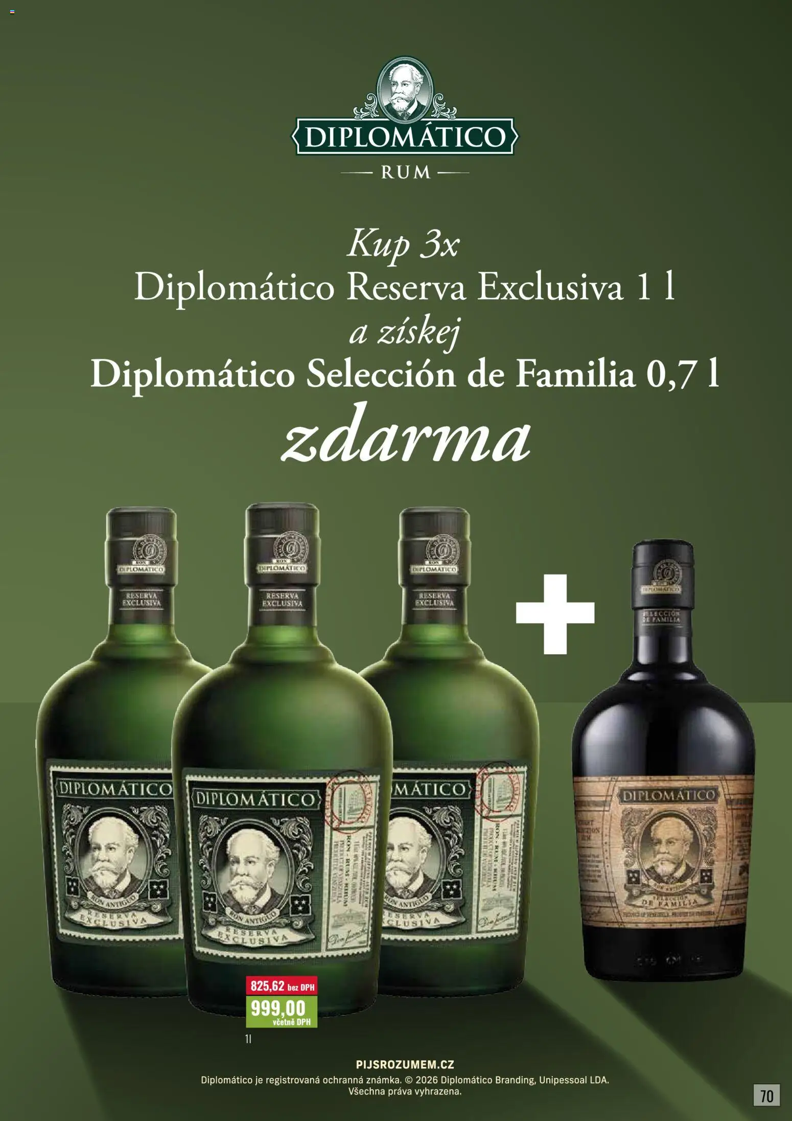 Ratio leták od 01.08.2026 | Strana: 71 | Produkty: Rum, Diplomatico, Diplomatico rum, Diplomatico Reserva Exclusiva