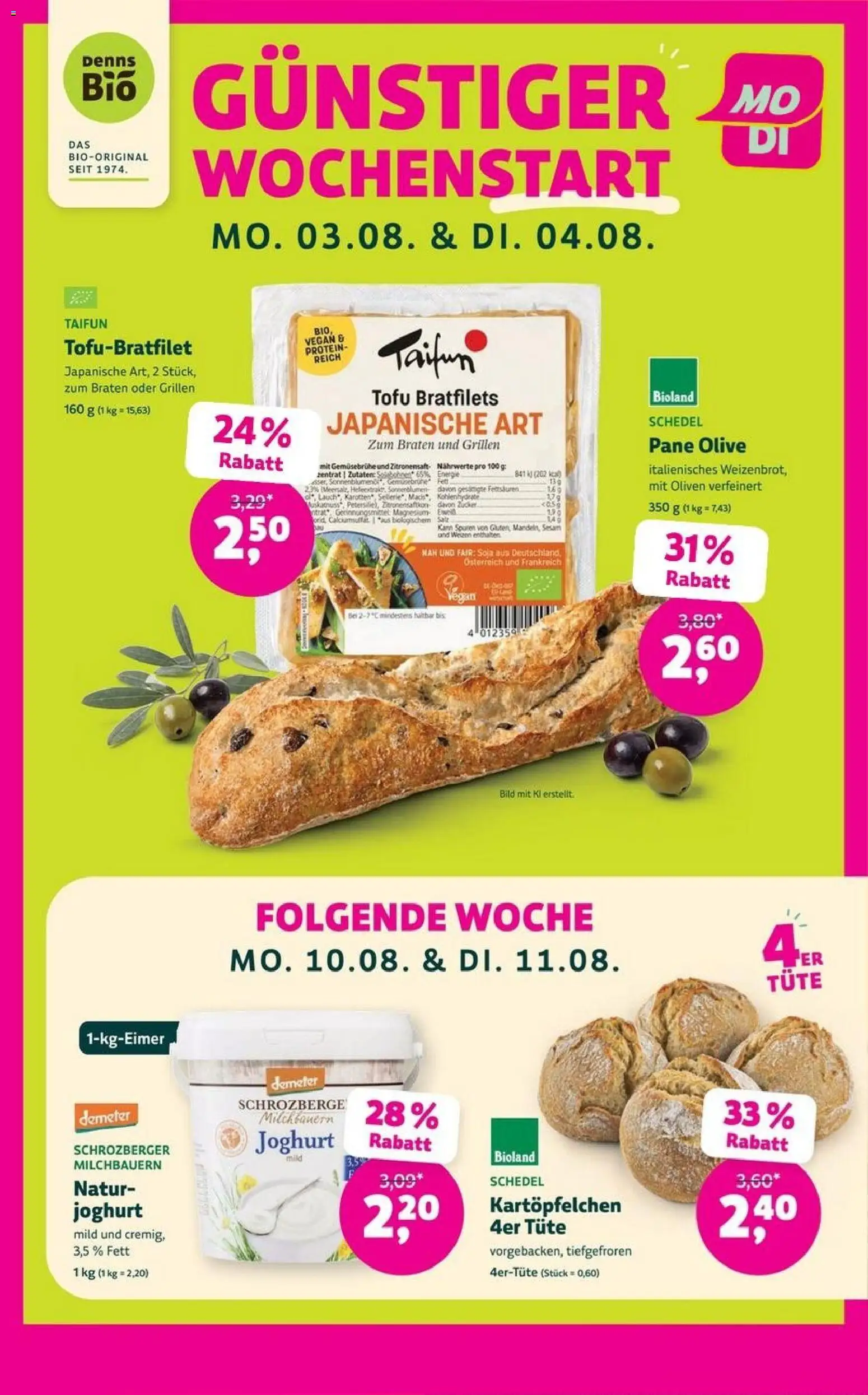 Denns BioMarkt Angebote – gültig ab 29.07.2026 | Seite: 5 | Produkte: Joghurt, Pane, Zucker