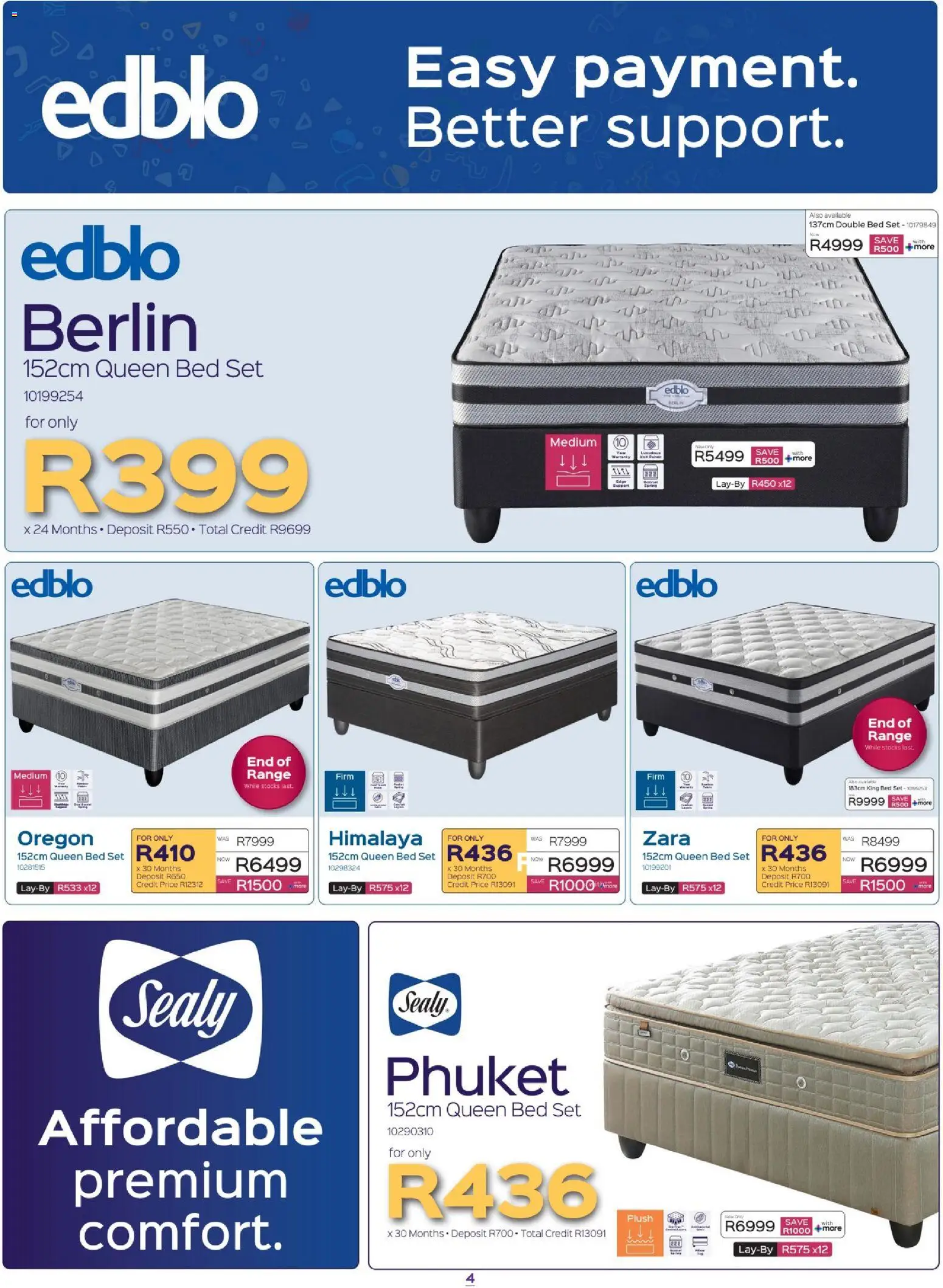 New Sleepmasters catalogue – valid from 17/09/2026 | Page: 4