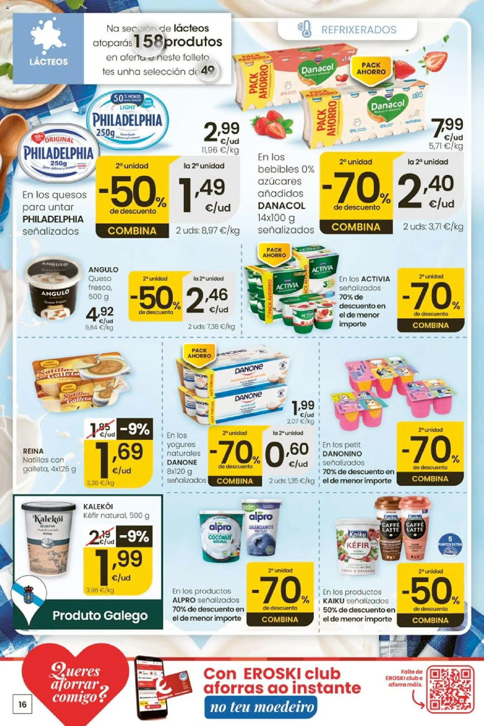 Eroski Quieres ahorrar conmigo │ válido desde el 14.05.2026 | Página: 16 | Productos: Queso