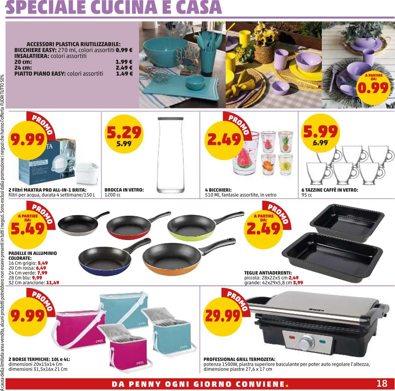 Volantino PENNY del 02/07/2026 | Pagina: 18 | Prodotti: Caffè, Piatto, Alluminio