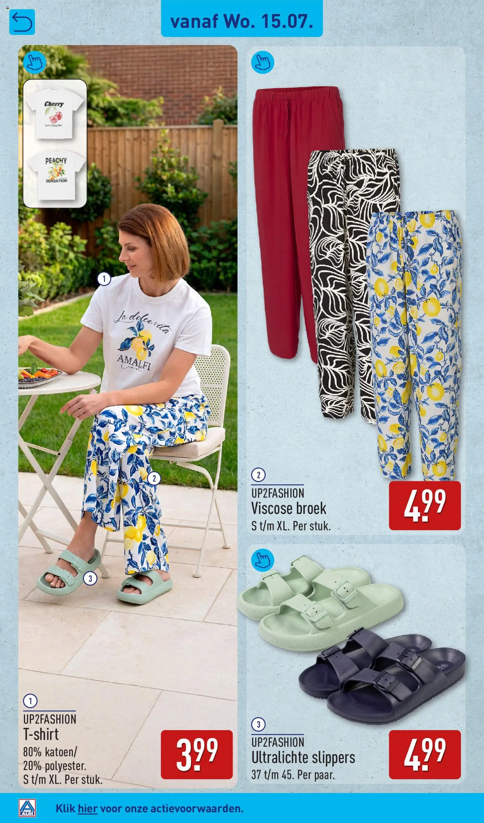 {H1} | Pagina: 44 | Producten: Broek, Slippers, La