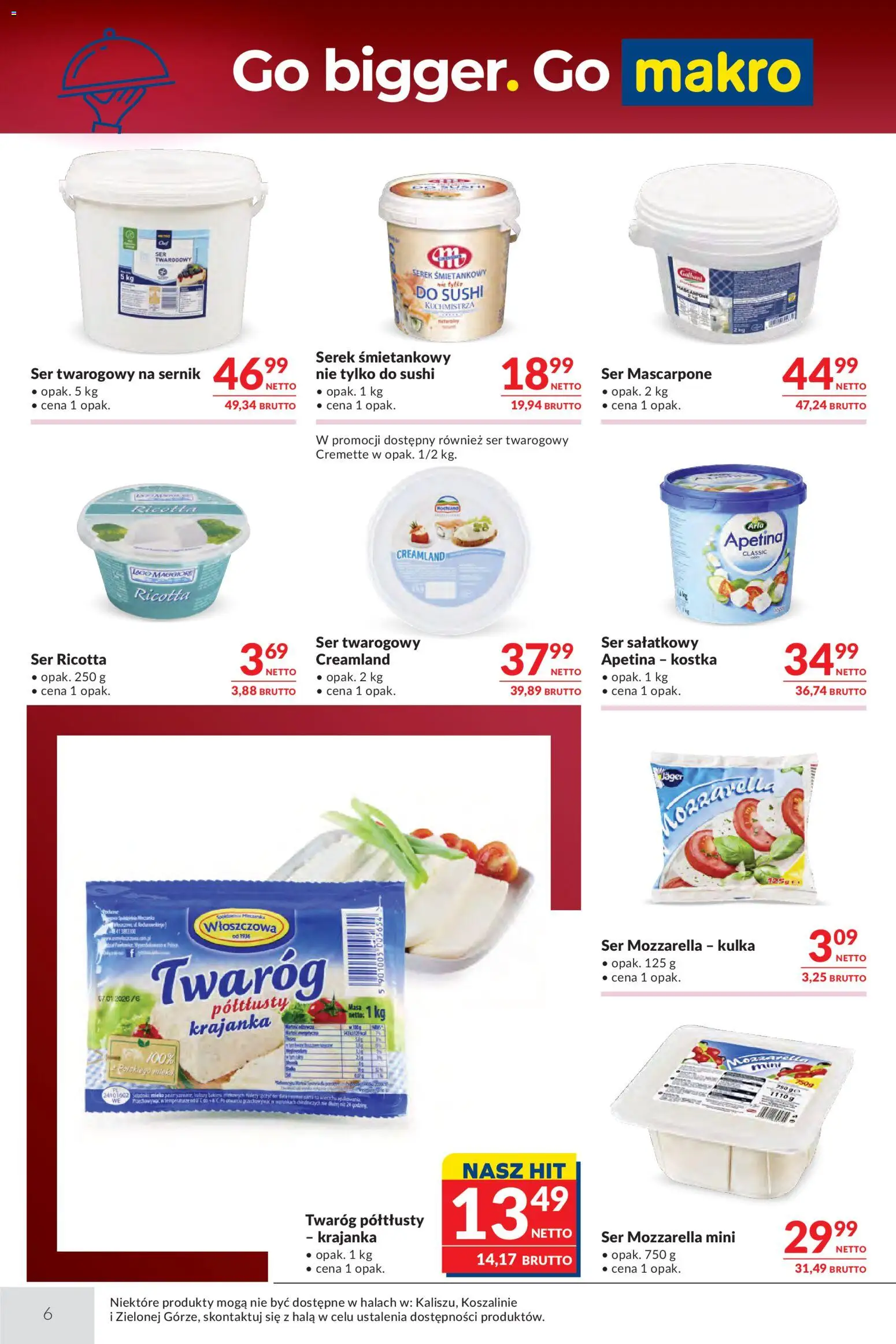 Makro gazetka - Oferta dla gastronomii od 23.06.2026 | Strona: 6