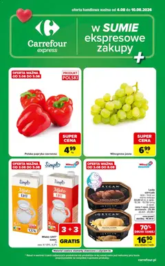 Pogląd oferty "Carrefour gazetka - Express" - ważna od 04.08.2026