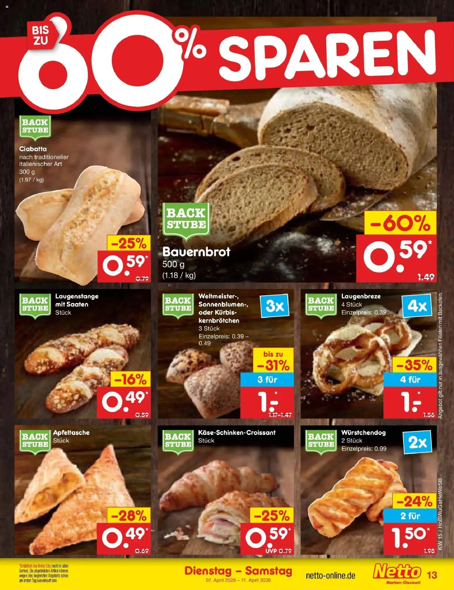 Netto Marken-Discount Prospekt Hamburg	 – gültig ab 07.04.2026 | Seite: 15 | Produkte: Kürbis