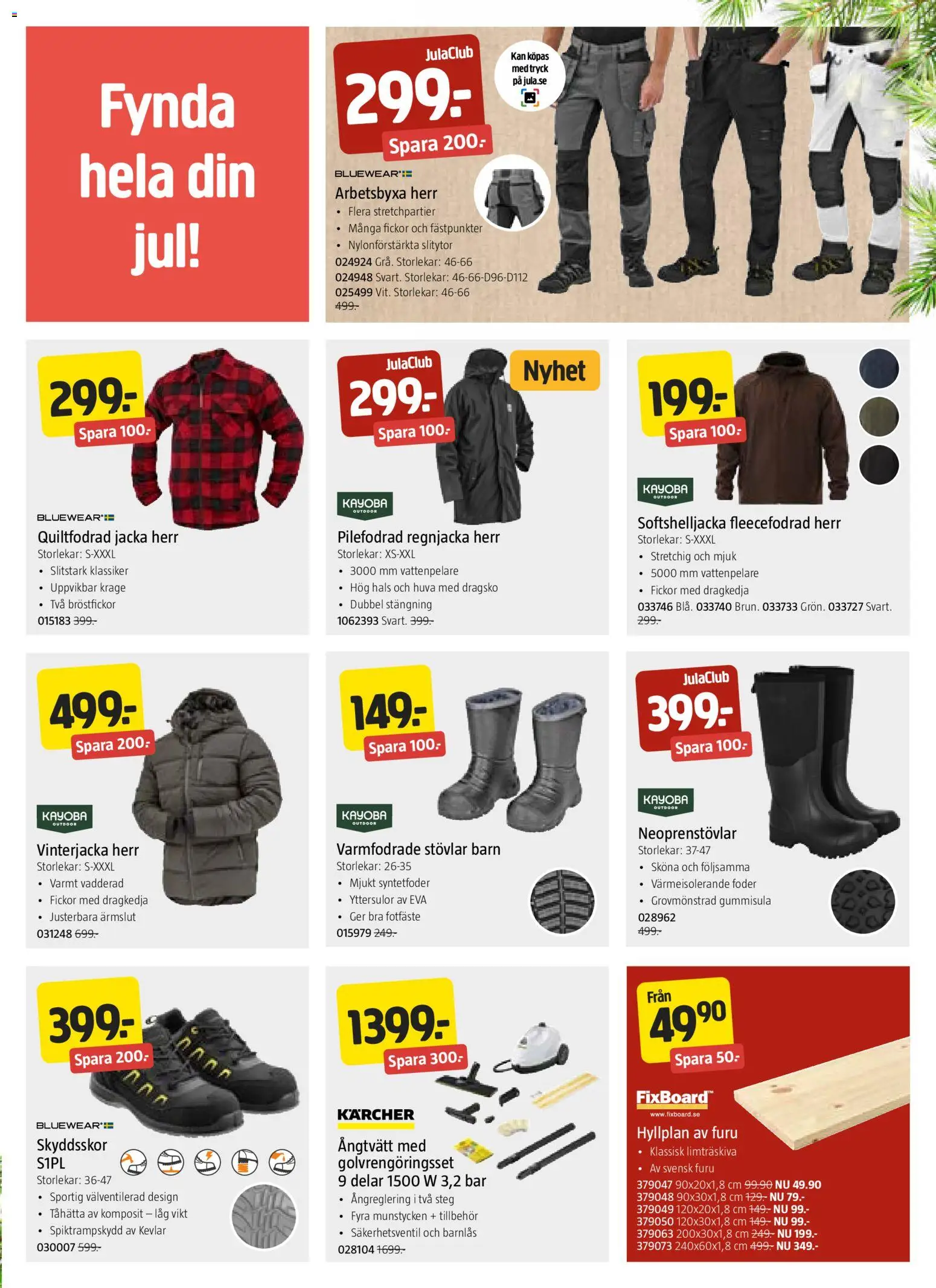 Jula reklamblad aktuell från 22/10/2026 | Sida: 5 | Produkter: Regnjacka, Jacka, Tillbehör, Fickor