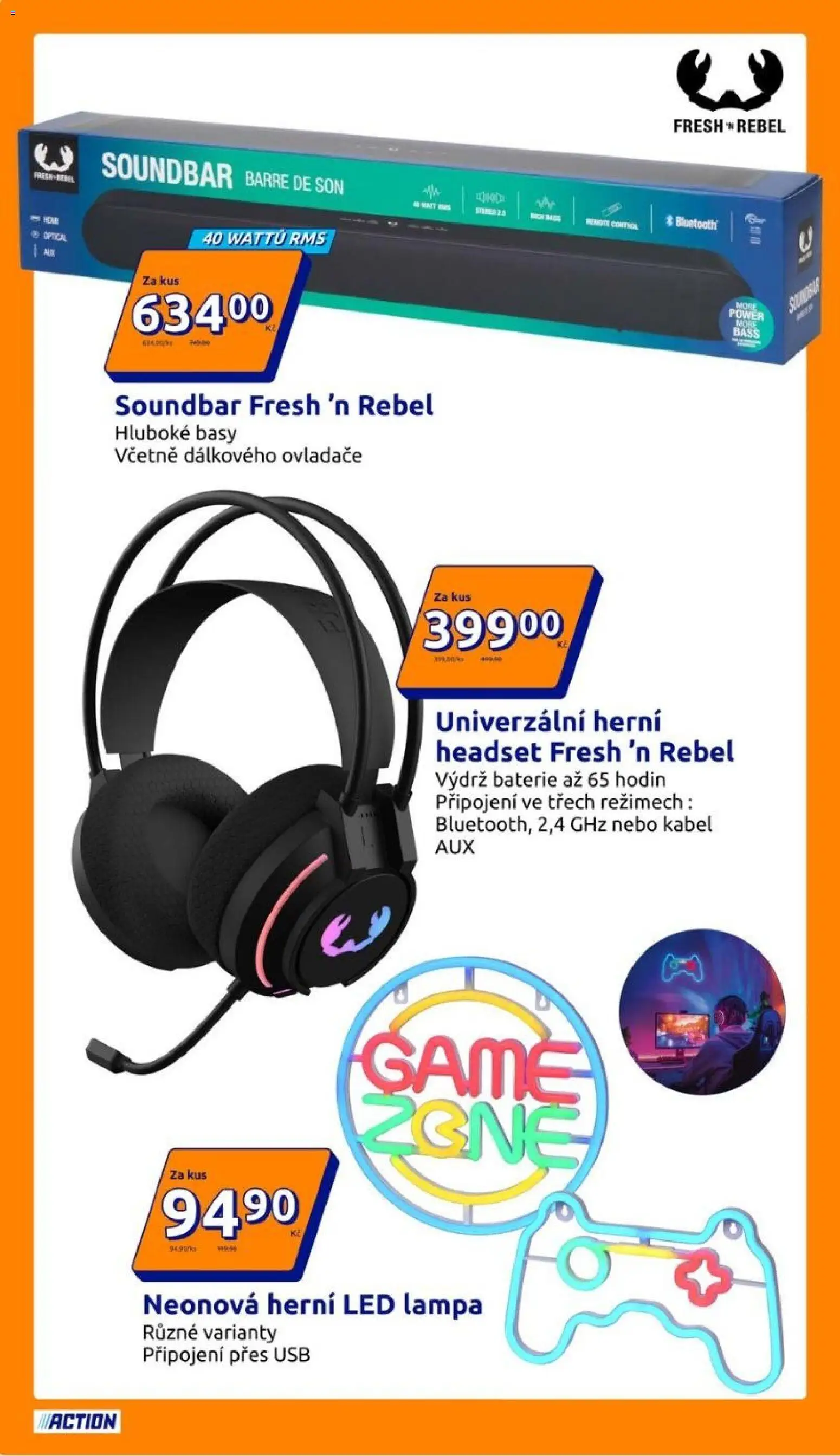 Action leták od 21.10.2026 | Strana: 22 | Produkty: LED lampa, Kabel, Lampa, LED