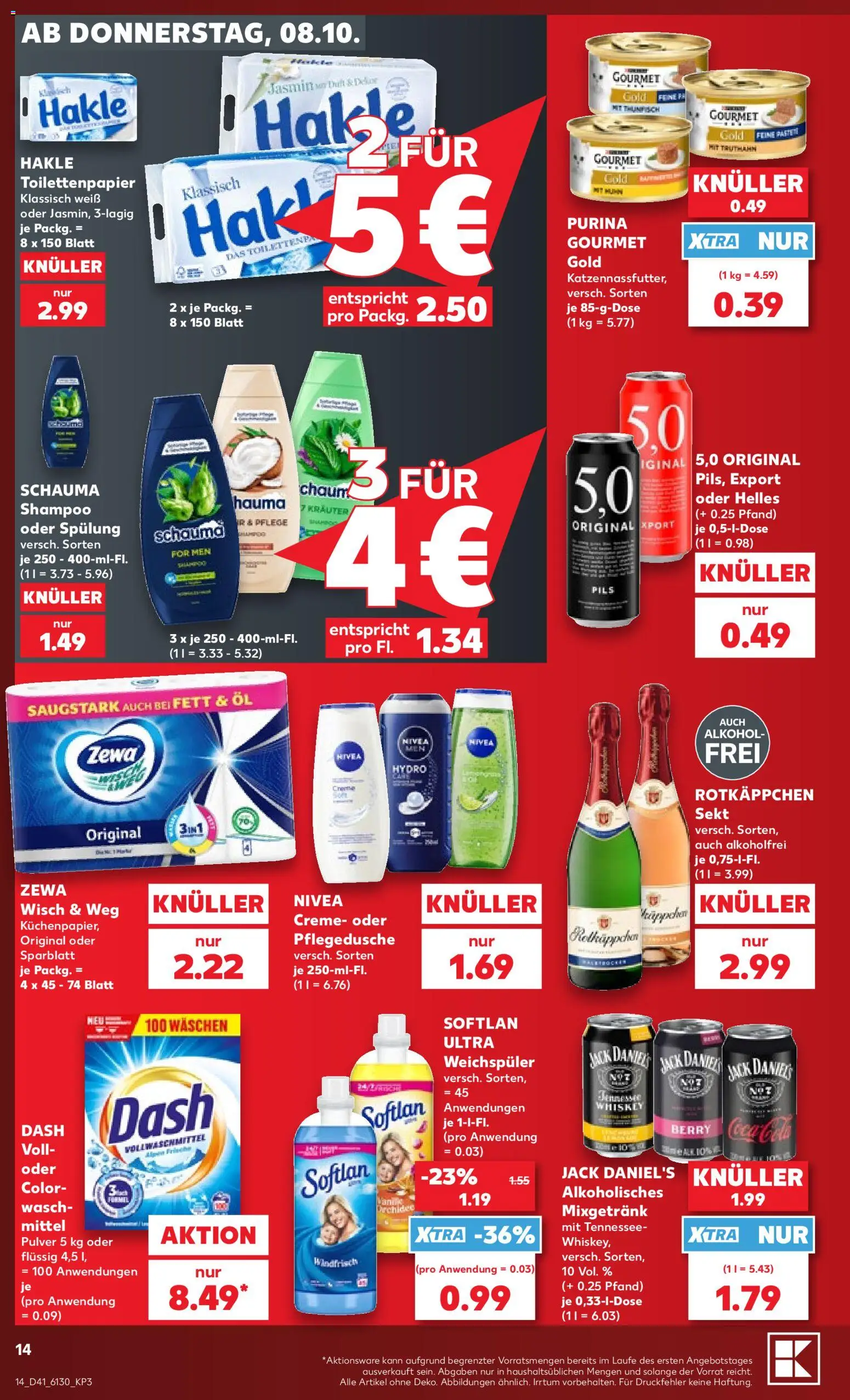 {H1} | Pagina: 14 | Producten: Coca Cola, Sekt, Shampoo, Crème