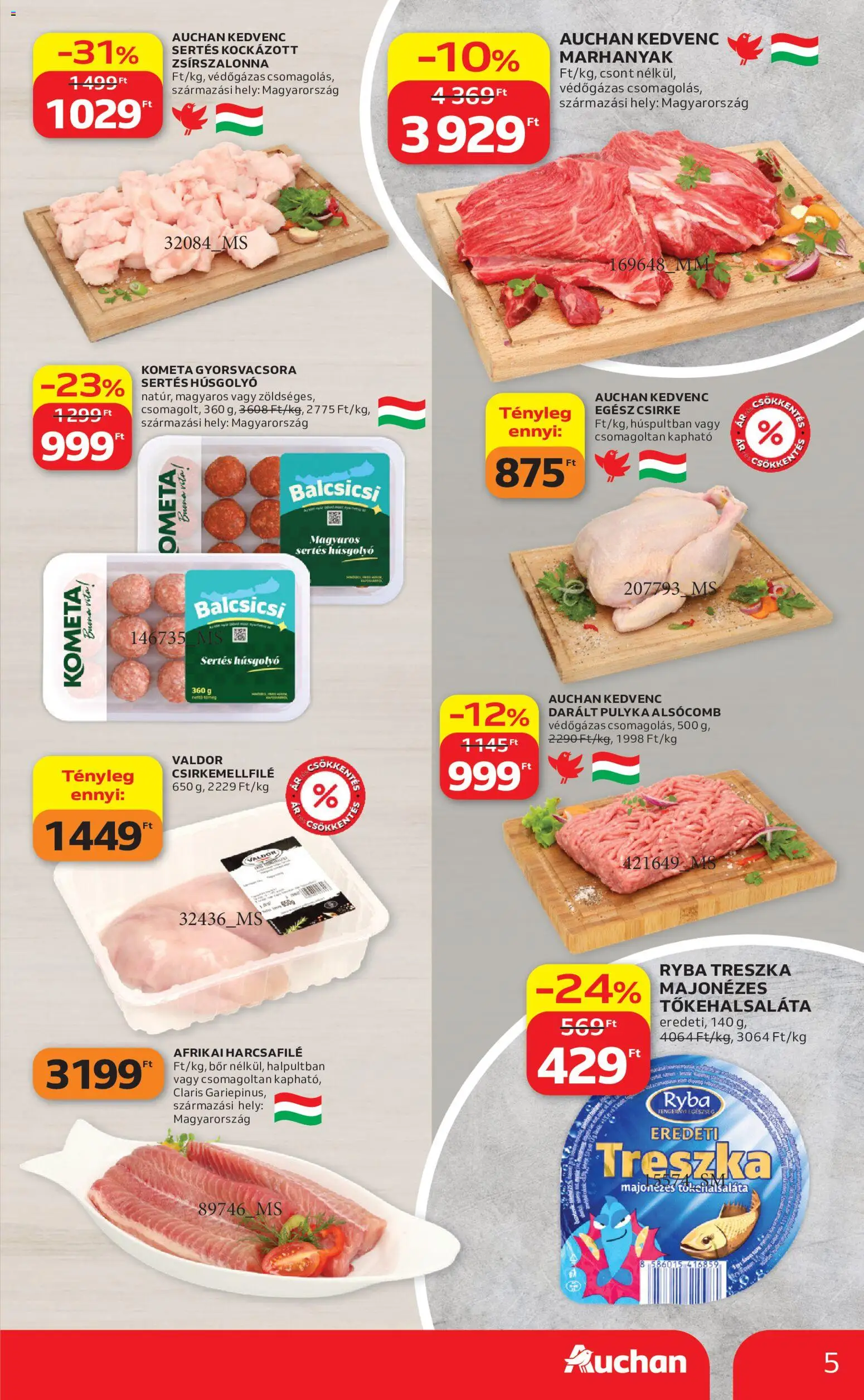 Auchan akciós ujság - amely érvényes a következő dátumtól: 2026.06.25. | Oldal: 5