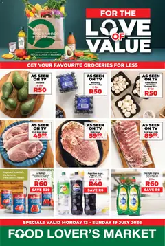 Food Lover's Market specials catalogue – valid from 13/07/2026