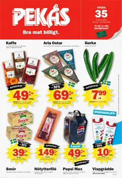 Pekås erbjudanden - Förhandsvisning av reklamblad från butik Pekås aktuell från 24/08/2026