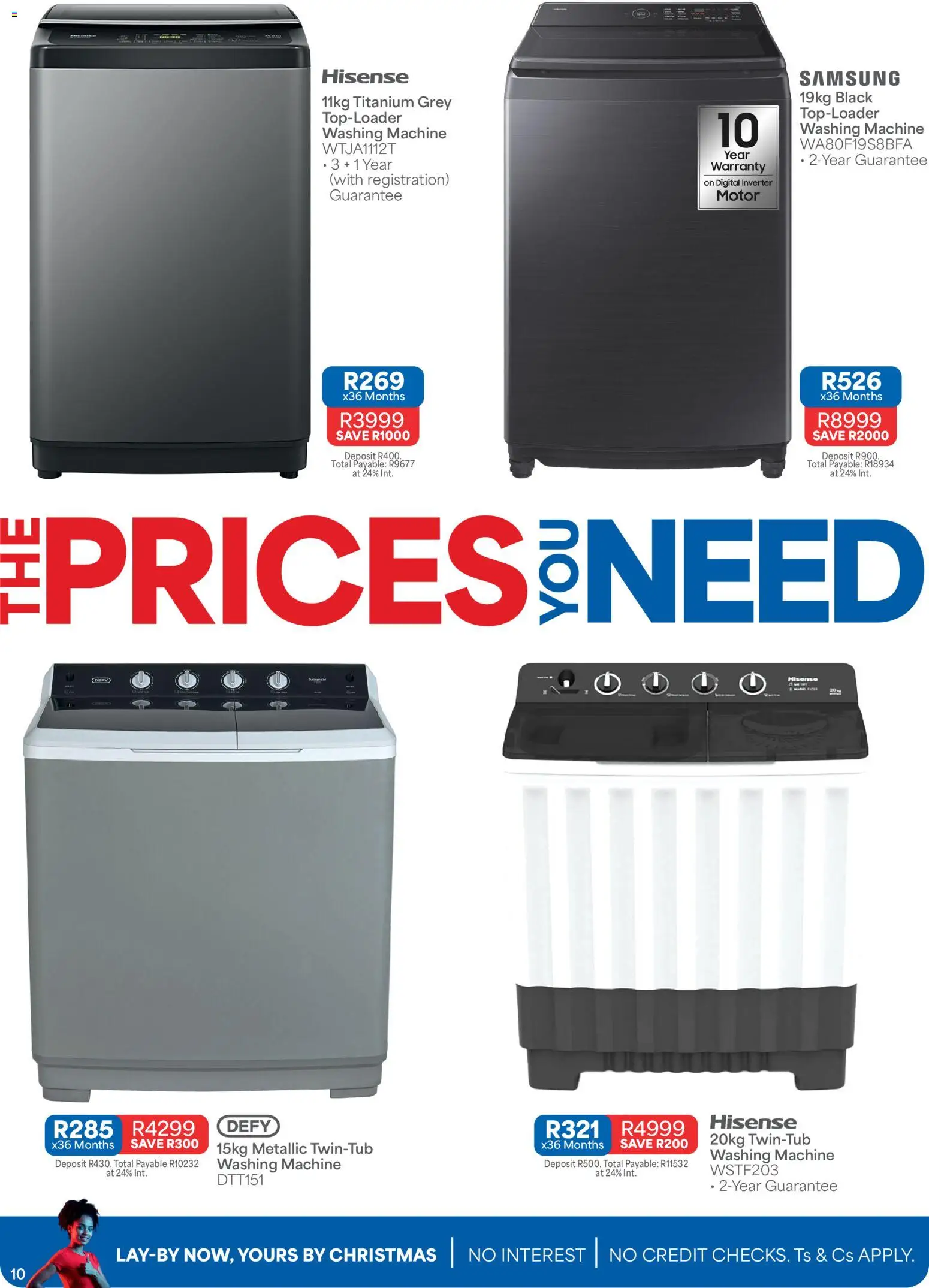New OK Furniture catalogue – valid from 10/08/2026 | Page: 10 | Products: Washing machine