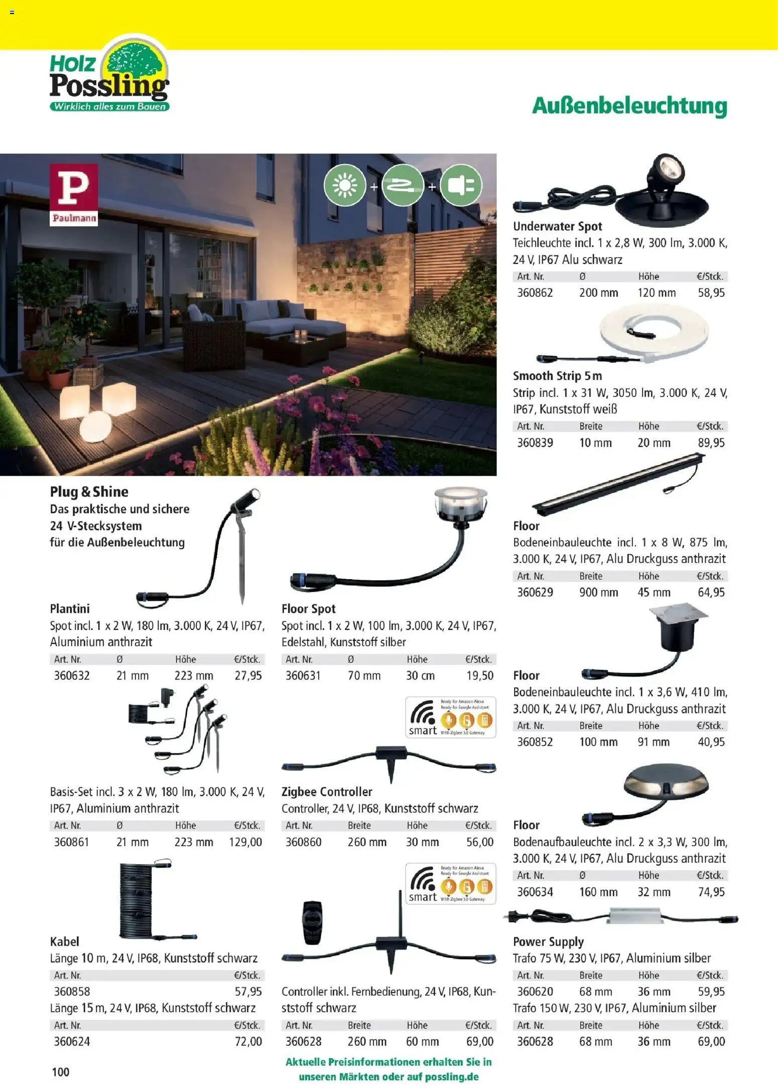 Angebote - Holz Possling: dig. Flyer | Holz-Bau-Katalog | Mai – gültig ab 03.05.2025 | Seite: 100 | Produkte: Kabel