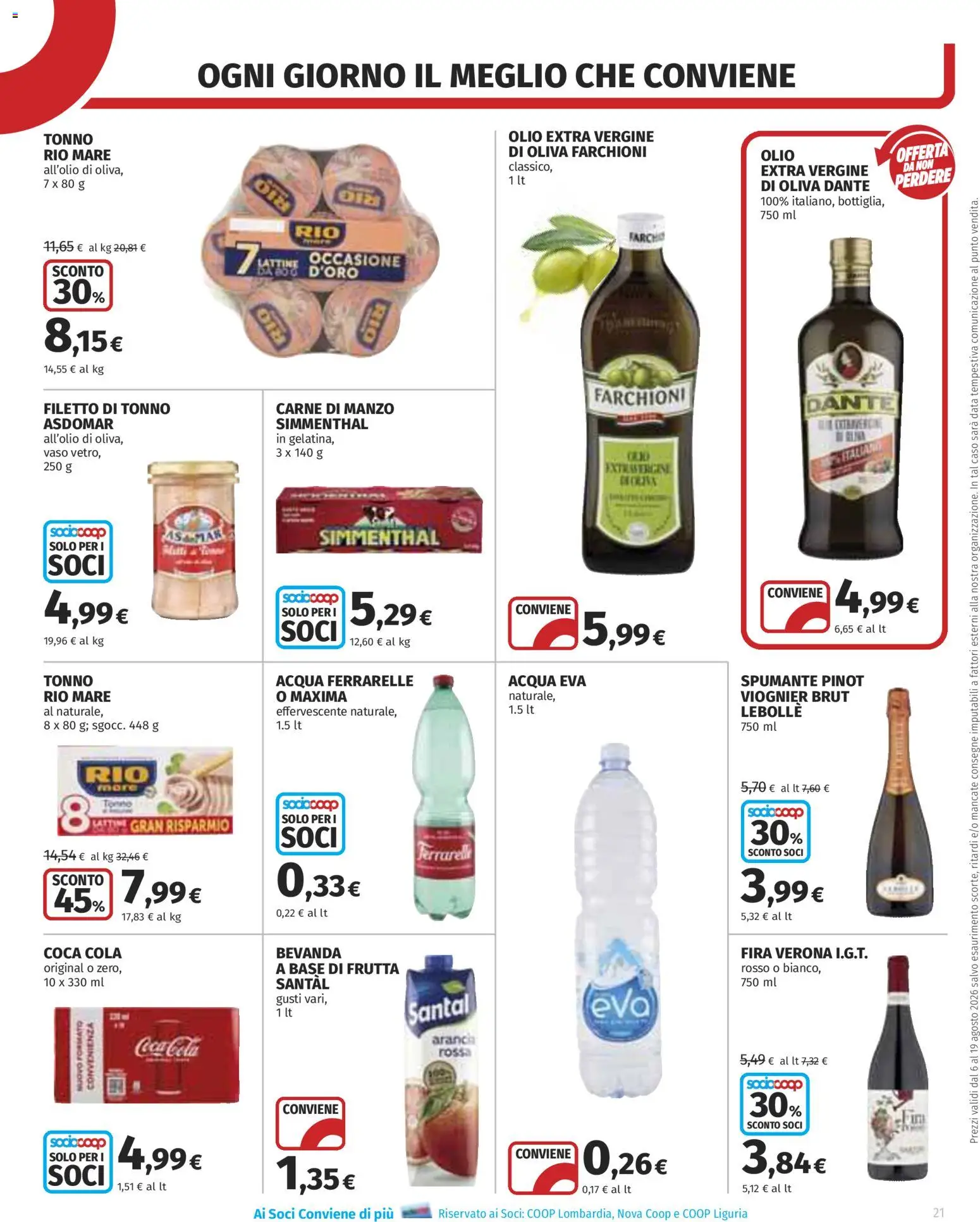 Volantino COOP del 06/08/2026 | Pagina: 21