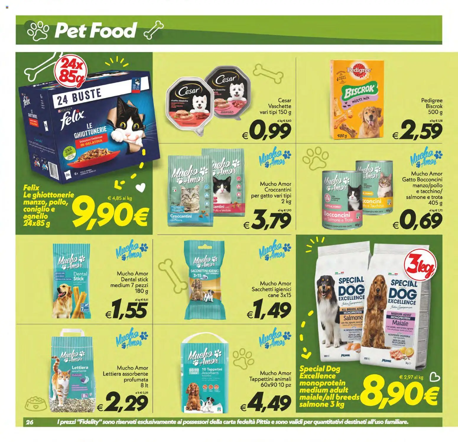 Volantino SuperConveniente del 13/10/2026 | Pagina: 26 | Prodotti: Maiale, Verdure, Coniglio, Forno