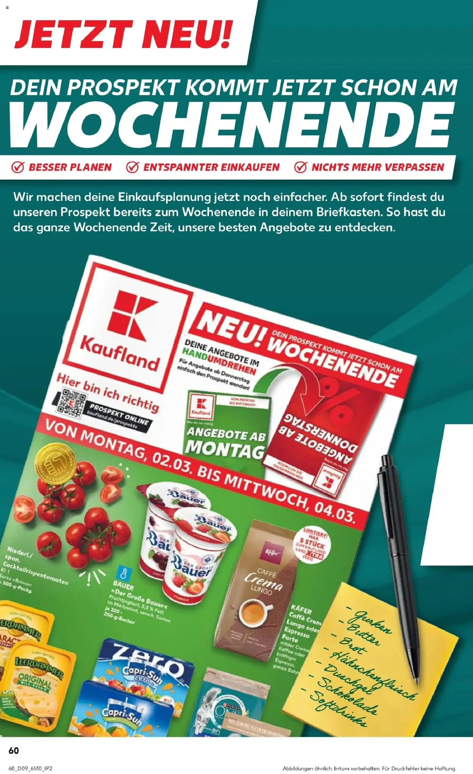 Kaufland prospekt Pfullingen	 – gültig ab 26.02.2026 | Seite: 60 | Produkte: Kaffee, Schokolade, Leerdammer, Duschgel