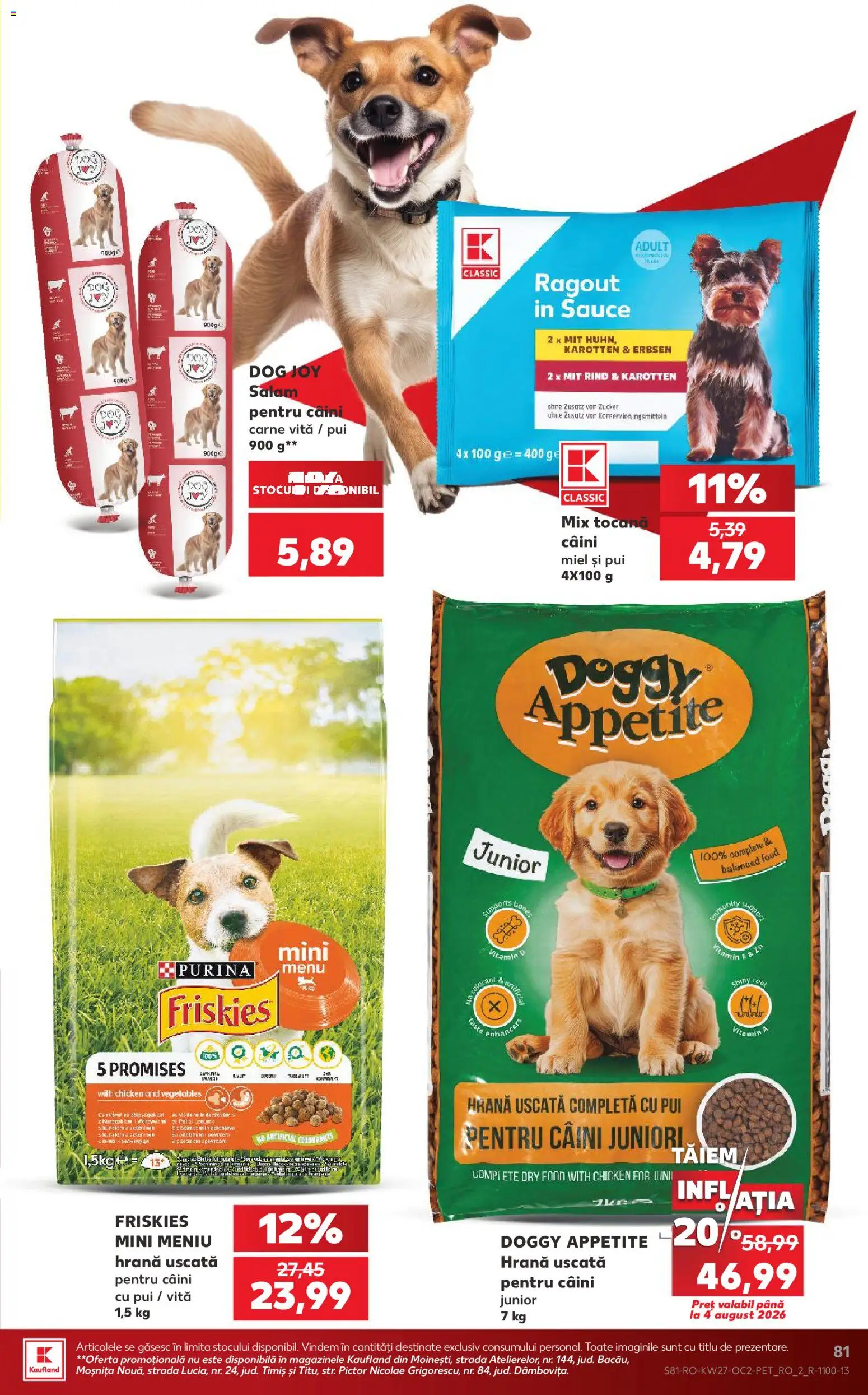 Noul catalog Kaufland – valabil de la 01.07.2026 | Pagină: 81 | Produse: Hacıyatmaz Kedi Oyuncağı, Salam