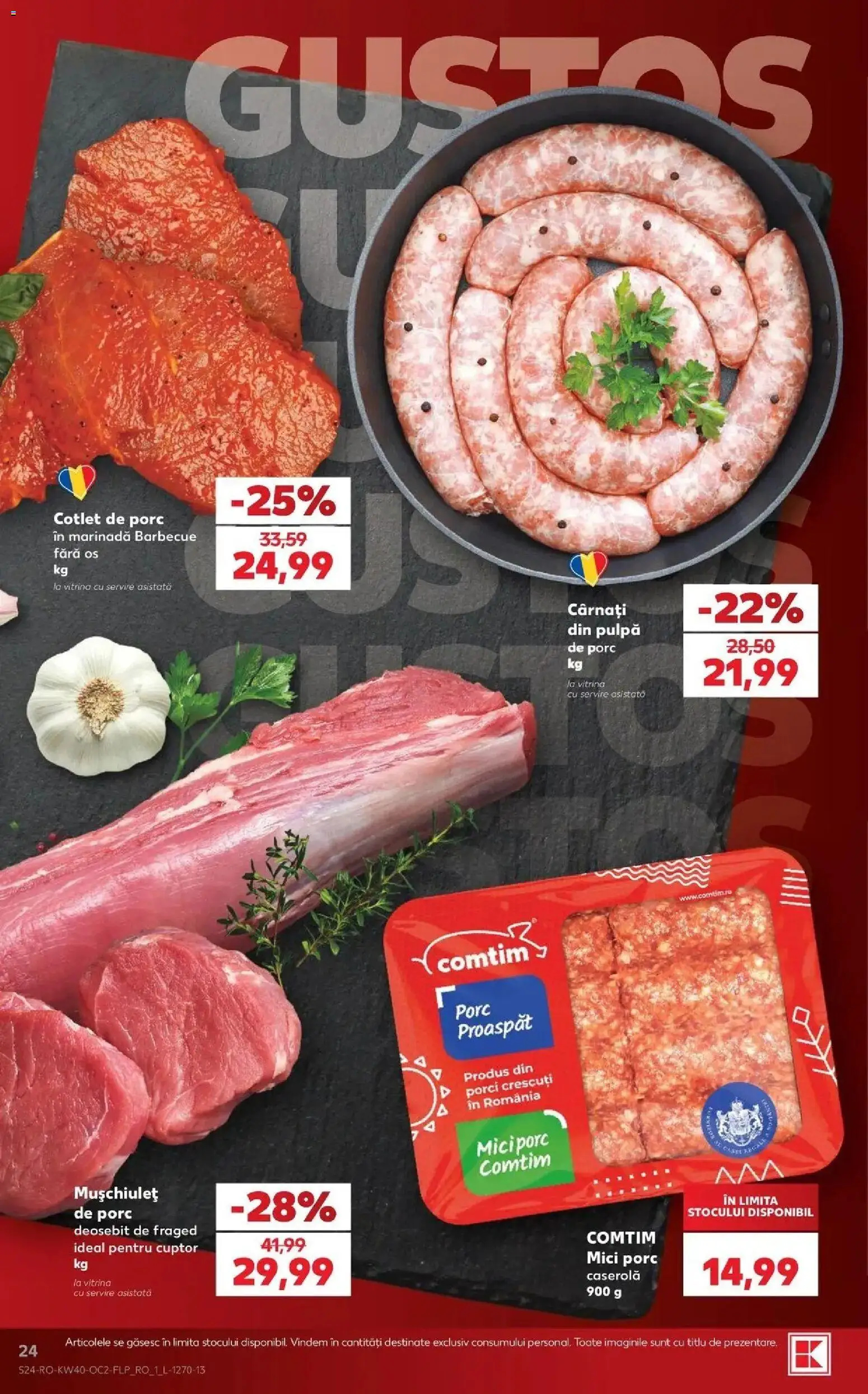 Kaufland Viseu de Sus 30.09.2026 - Revista si Oferta | Pagină: 24 | Produse: Cuptor, Caserola, Mici, Cârnați