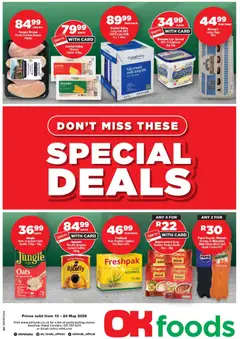 OK Foods specials catalogue – valid from 13.05.2026