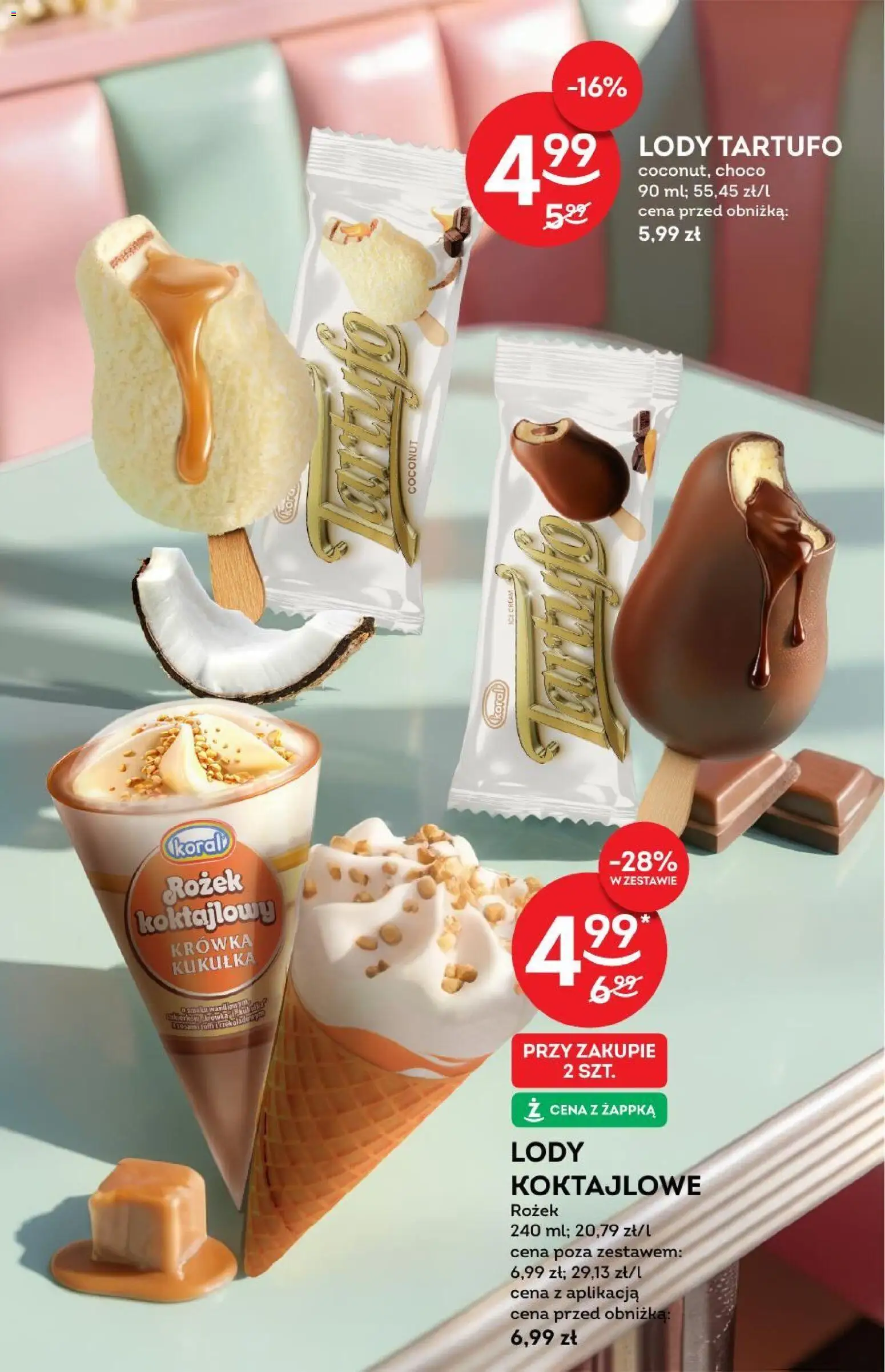 Żabka gazetka - Katalog lodowy od 26.08.2026 | Strona: 17 | Produkty: Krowka, Lody Koktajlowe, Lody