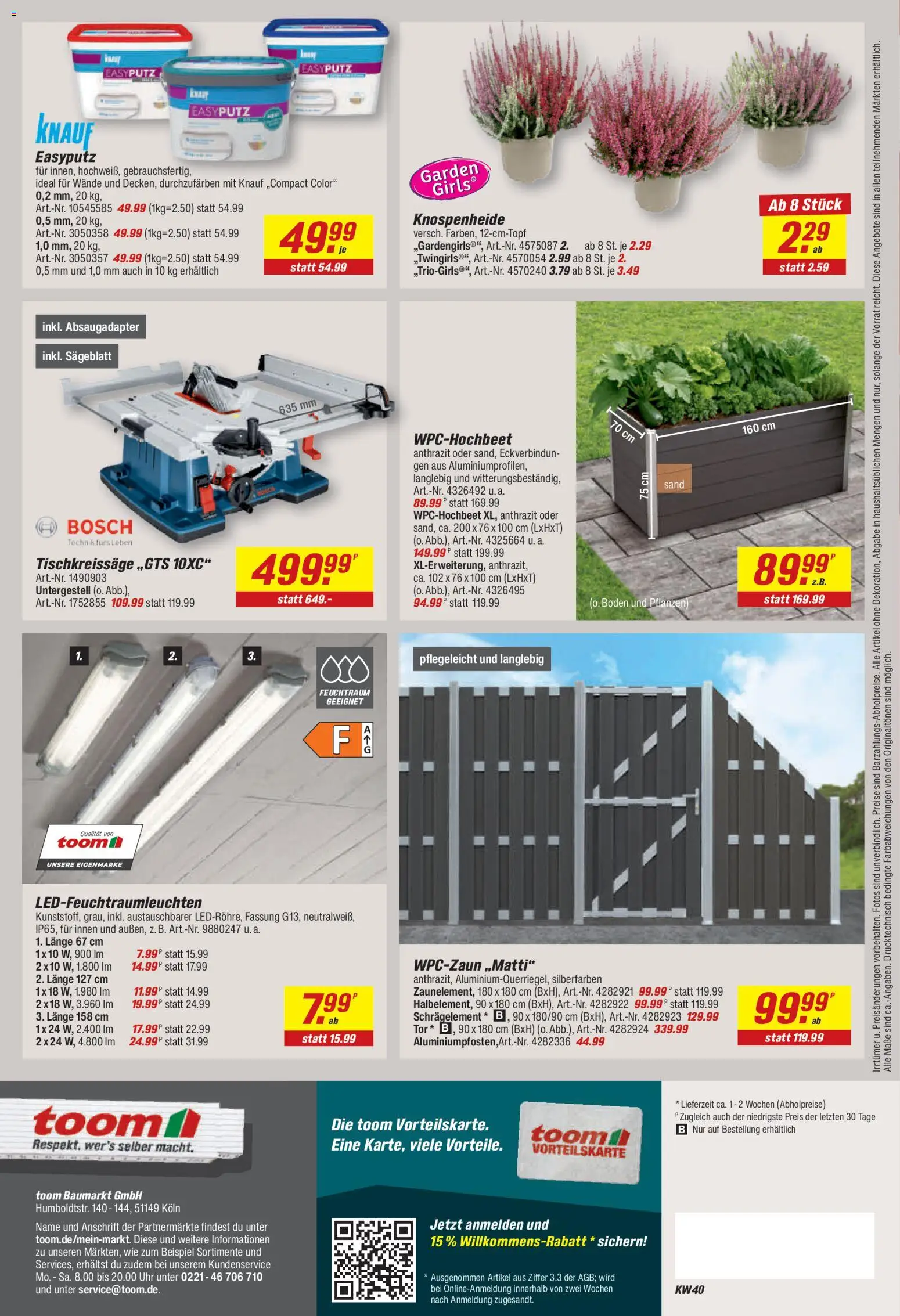 Toom Baumarkt Prospekt – gültig ab 28.09.2026 | Seite: 24 | Produkte: Bosch, Uhr