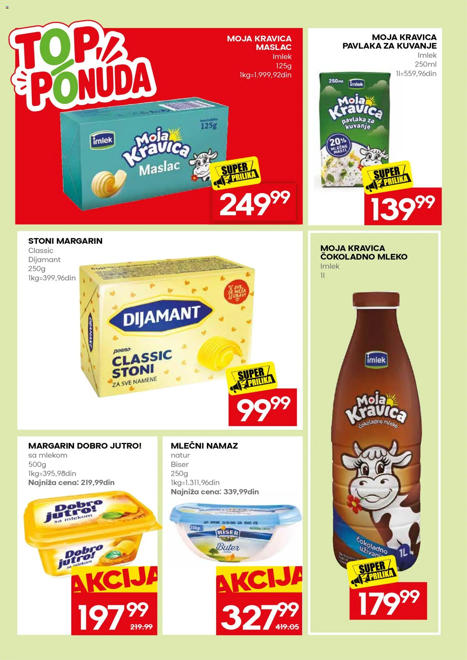 Mercator katalog - važi od 31.08.2026 | Strana: 21 | Proizvode: Maslac, Margarin, Mleko, Pavlaka