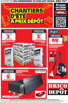 Brico Dépôt - Prévisualisation de Brico Dépôt catalogue valide à partir de 31/07/2026
