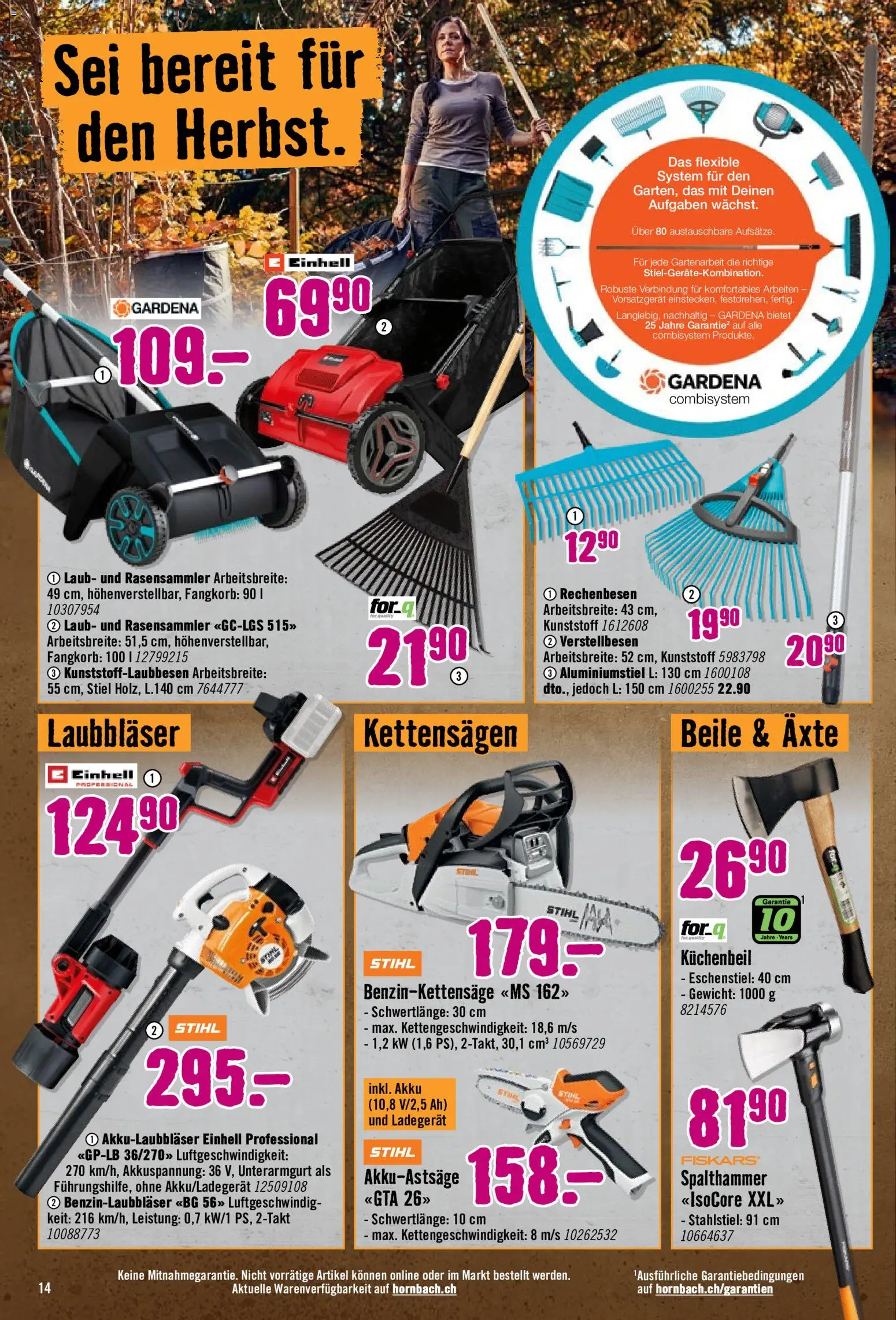 Hornbach aktionen – gültig ab 15.09.2026 | Seite: 14 | Produkte: Ladegerät, Gewicht