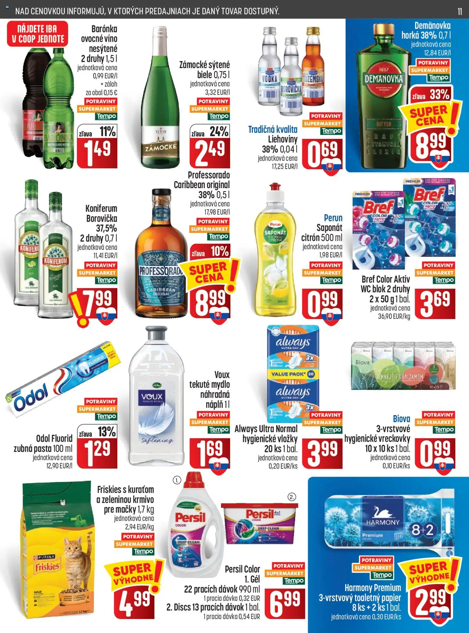 Nové COOP Jednota akcie – leták je platný od 01.10.2026 | Strana: 11