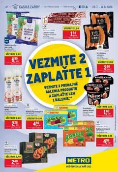 Metro leták platný od 29.07.2026