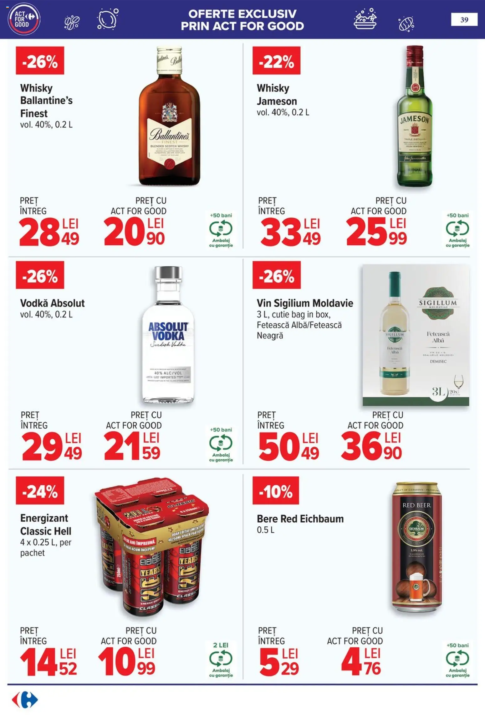 Noul catalog Carrefour – valabil de la 06.05.2026 | Pagină: 42 | Produse: Cutie, Vin, Bere, Vodka