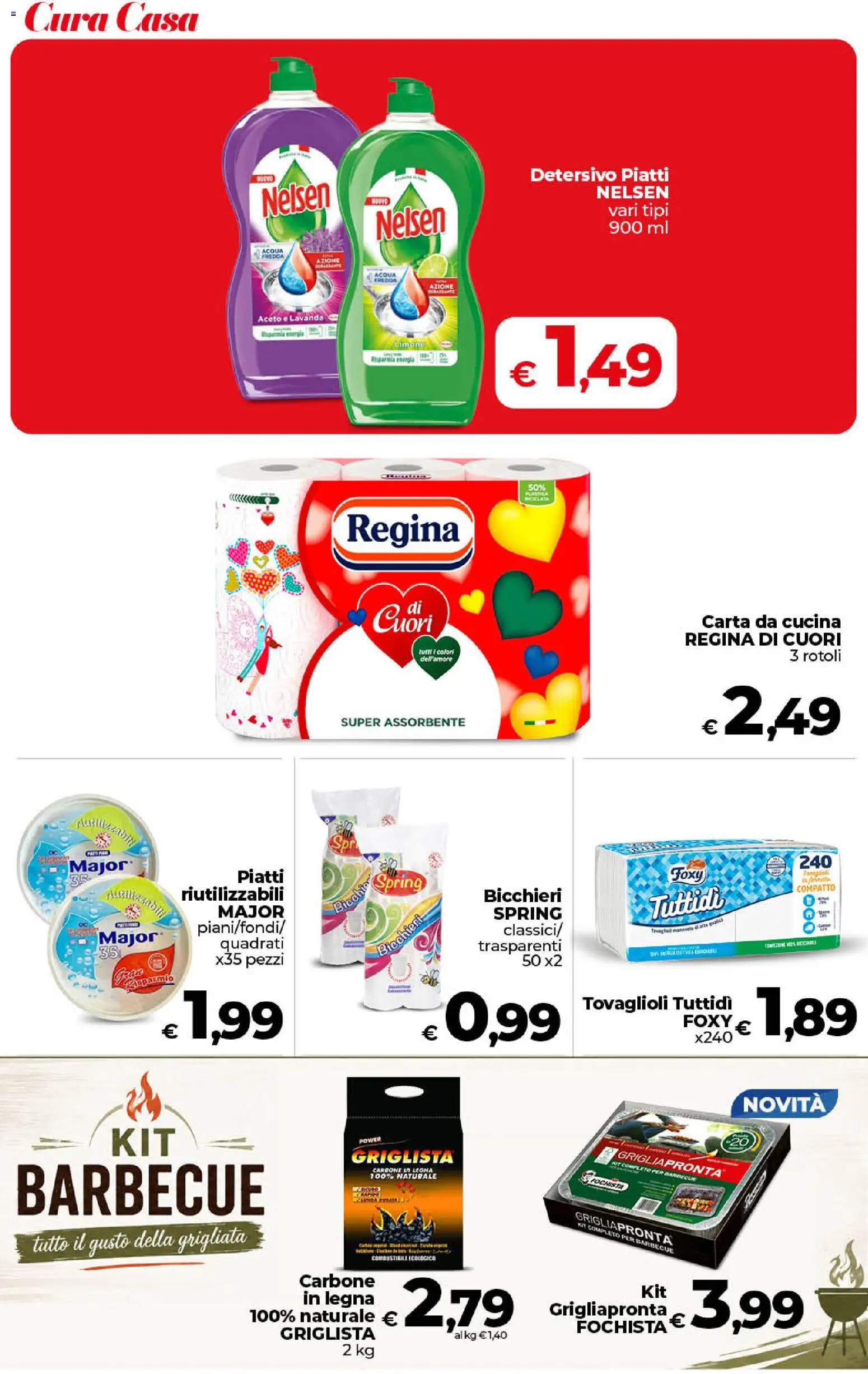 Volantino COOP del 11/08/2026 | Pagina: 42 | Prodotti: Carbone, Barbecue, Limone, Aceto