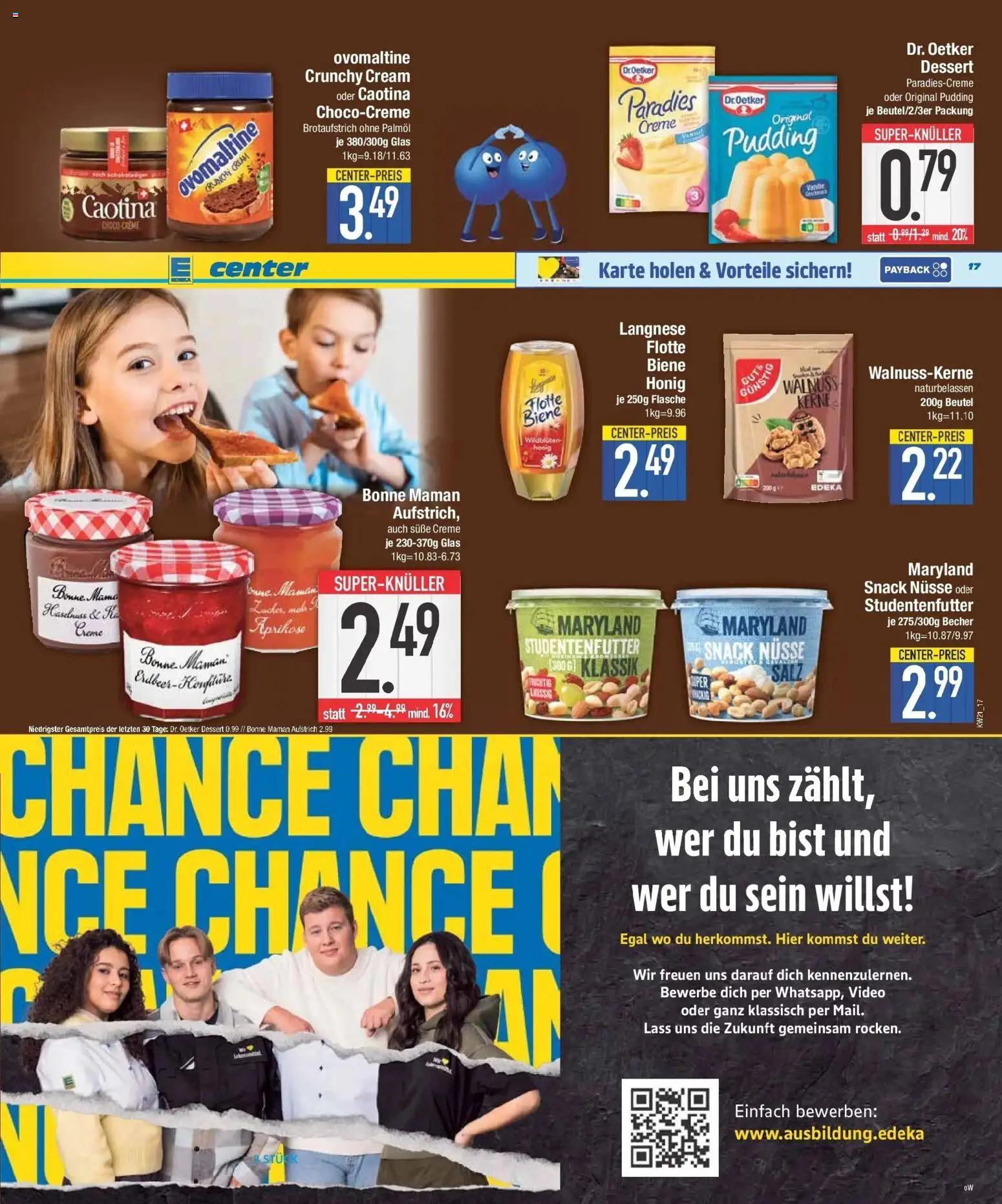 E center Prospekt Neuburg An Der Donau – gültig ab 17.05.2026 | Seite: 18 | Produkte: Pudding, Creme, Salz, Video