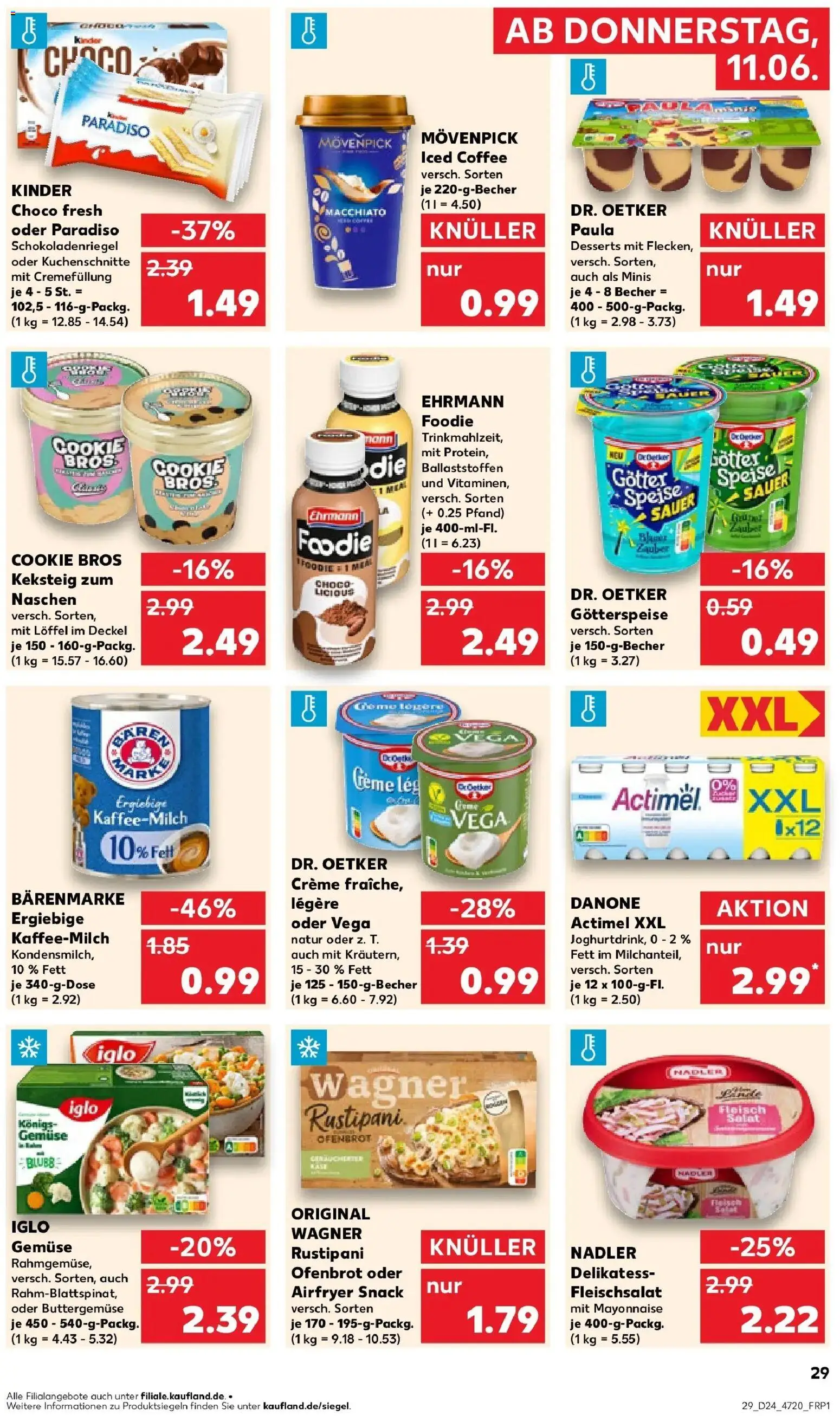 Kaufland Prospekt Limburg An Der Lahn – gültig ab 08.06.2026 | Seite: 38 | Produkte: Iglo, Gemüse, Fleisch, Salat