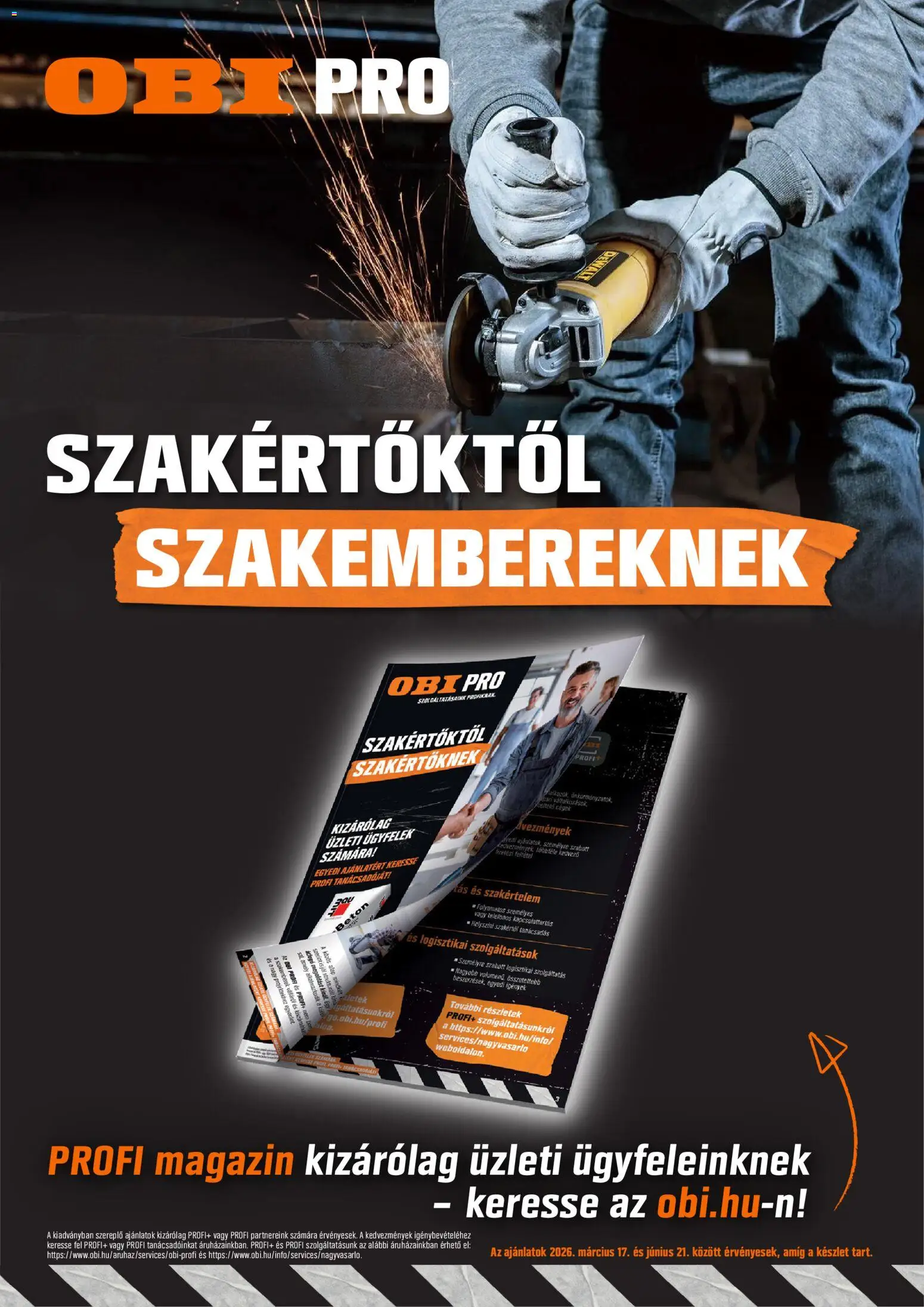 OBI akciós ujság - amely érvényes a következő dátumtól: 28.04.2026 | Oldal: 26 | Termékek: Beton