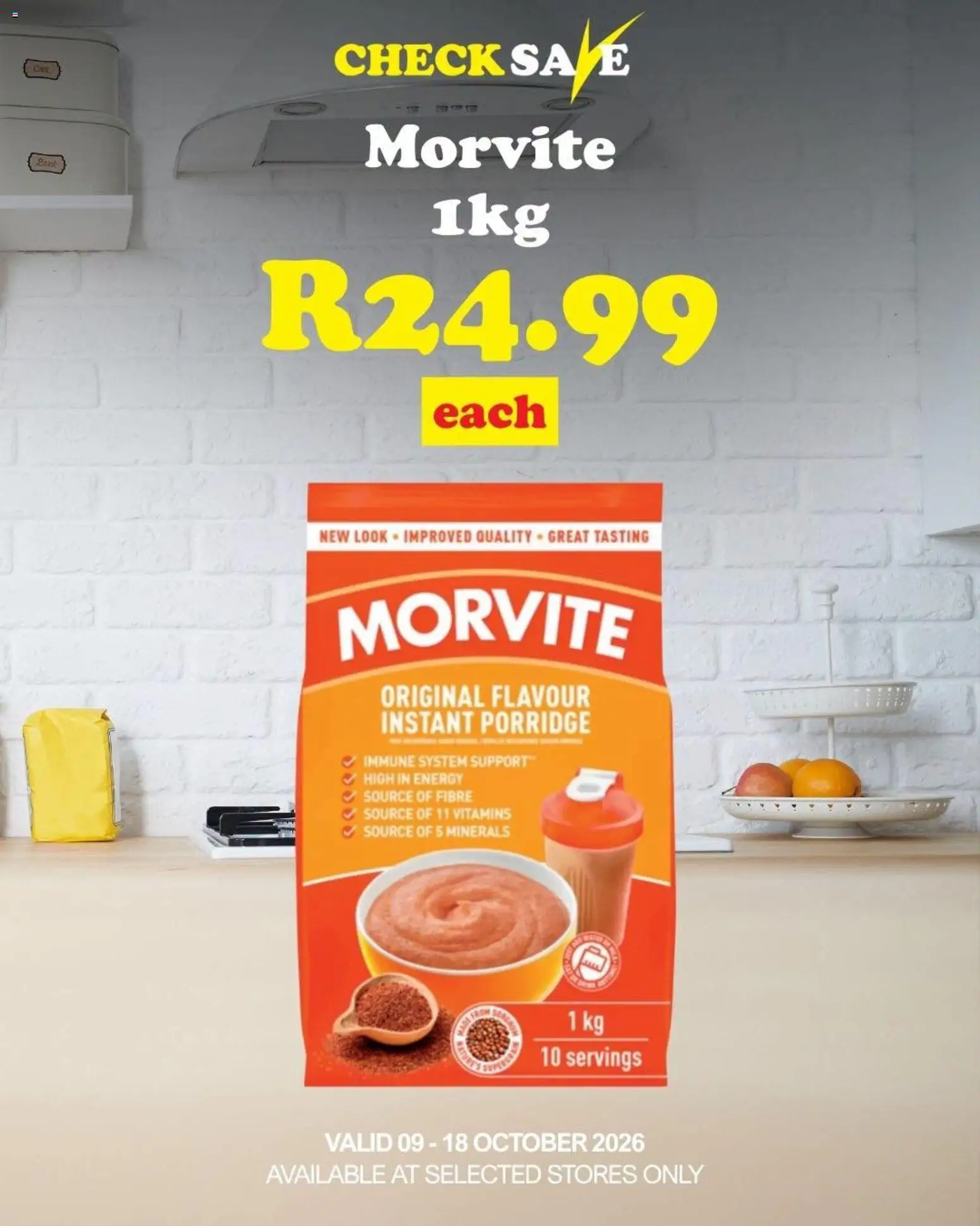 New Check Save catalogue – valid from 09/10/2026 | Page: 8 | Products: Vitamins, Porridge