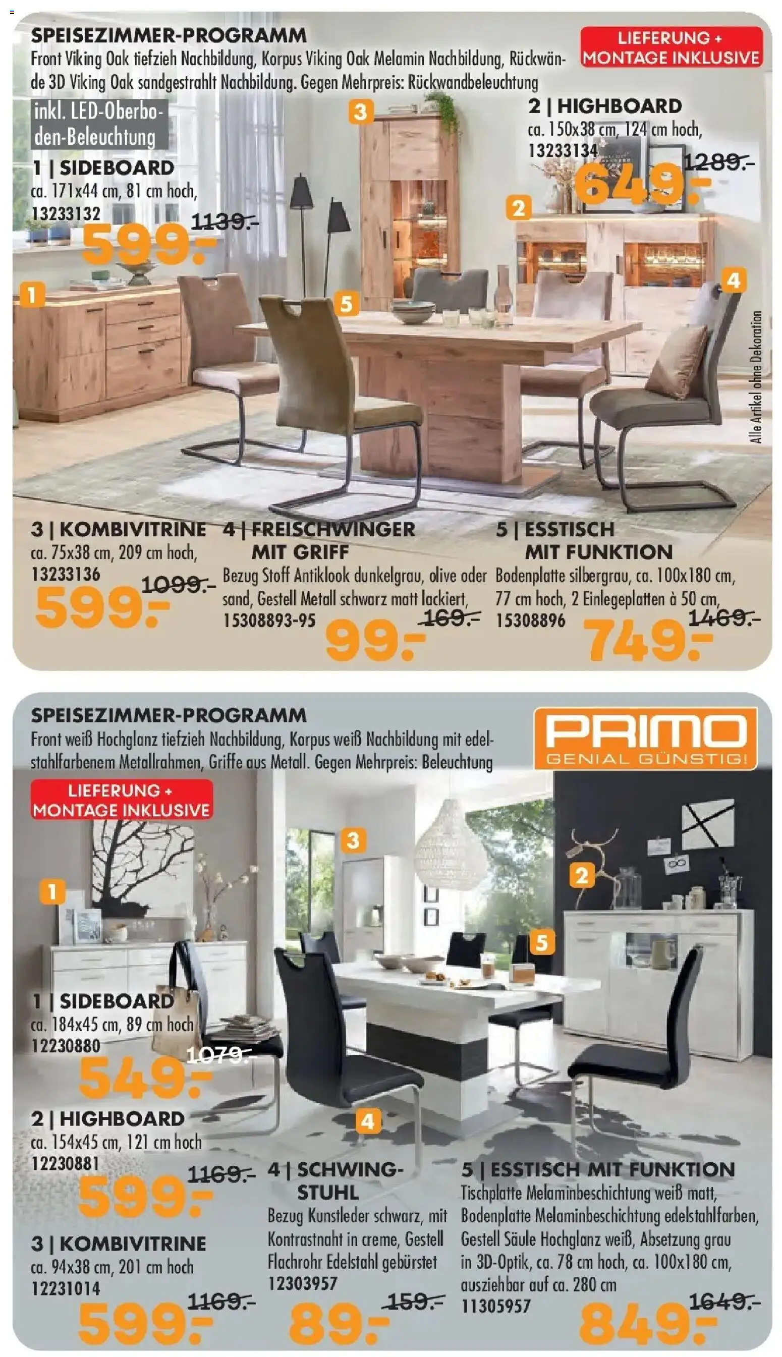 Möbel Kraft Prospekt 	 – gültig ab 11.03.2026 | Seite: 10 | Produkte: Sideboard, HIghboard, Esstisch, Stuhl