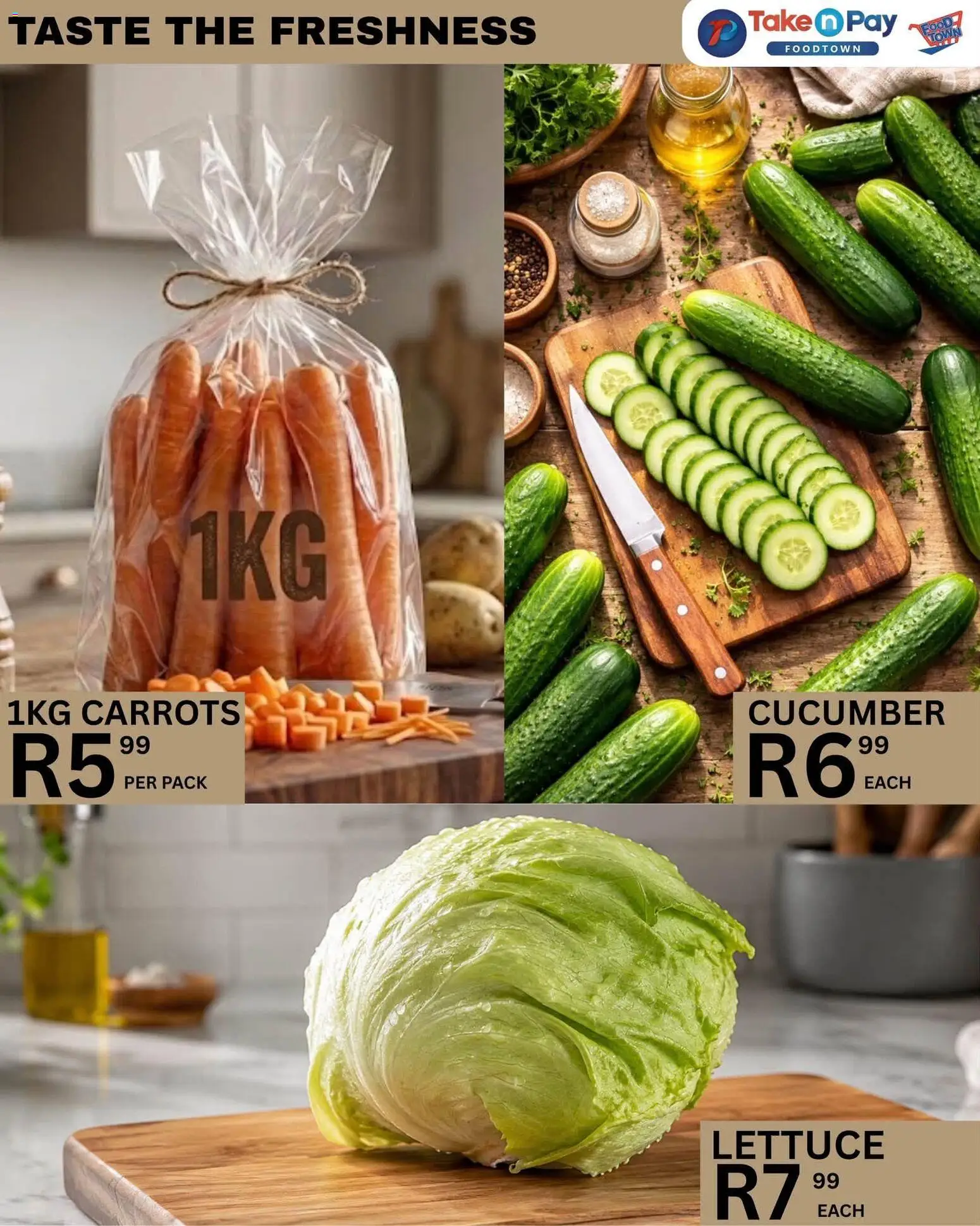 New Take n Pay catalogue – valid from 27/09/2026 | Page: 9 | Products: Carrots, Lettuce