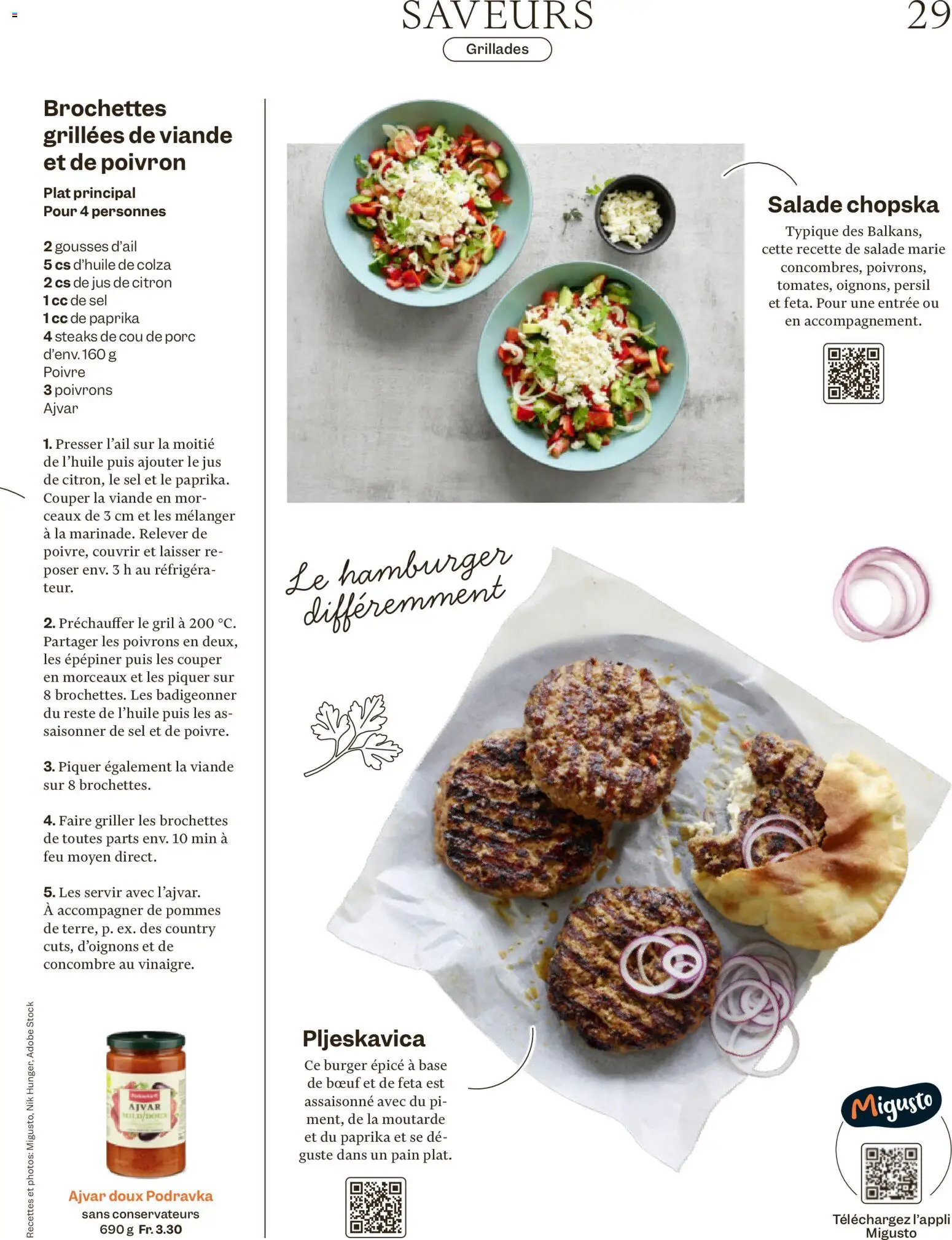 Migros aktionen Magazine FR – gültig ab 10.06.2026 | Seite: 29 | Produkte: Feta, Burger, Griller