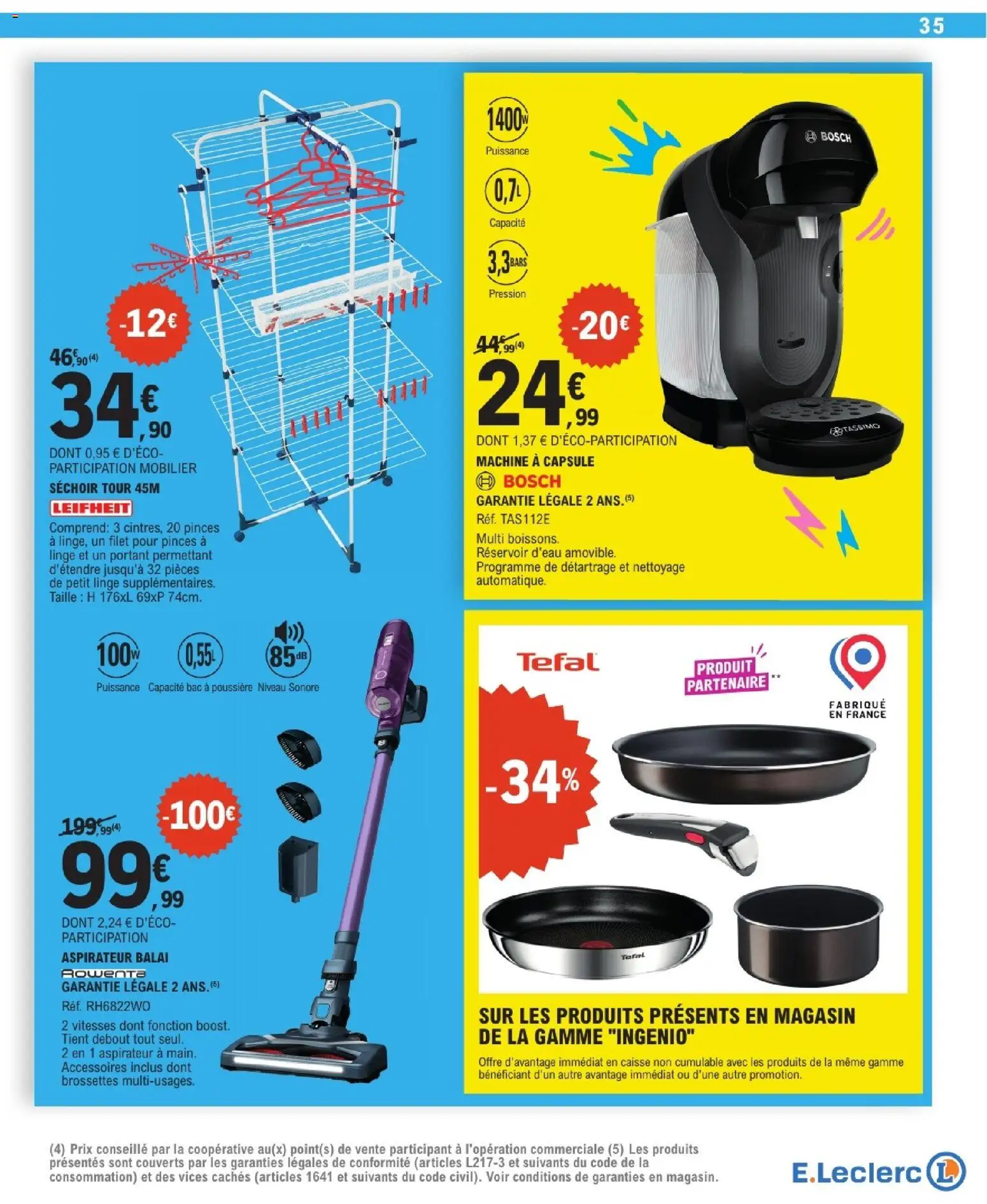 {H1} | Page: 35 | Produits: Couverts, Pinces, Balai, Séchoir tour