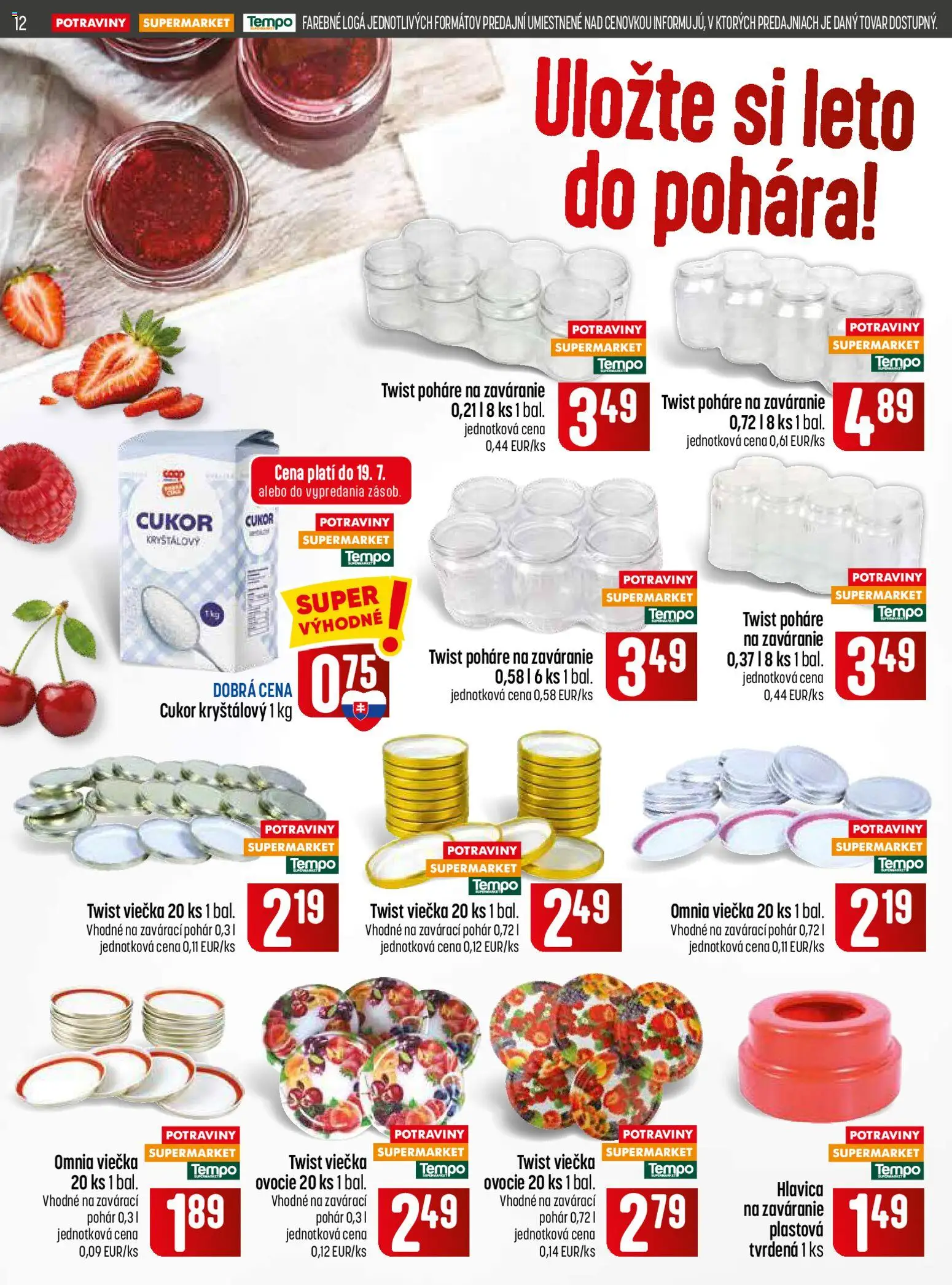 Nové COOP Jednota akcie – leták je platný od 16.07.2026 | Strana: 12