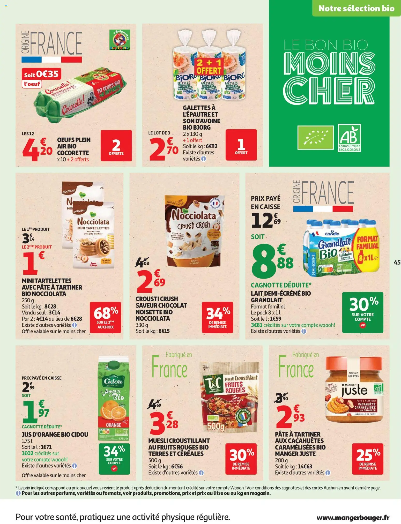 {H1} | Pagina: 45 | Producten: Muesli, Pâté