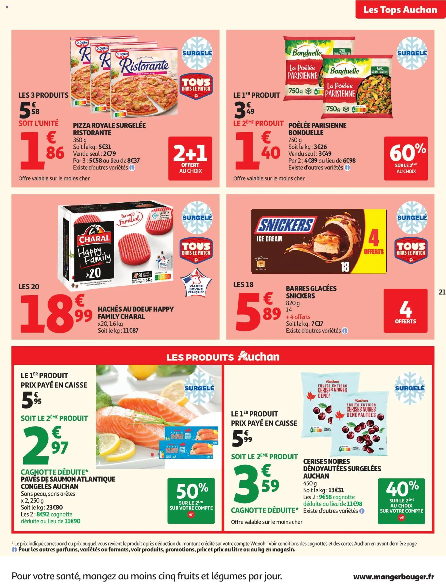 {H1} | Pagina: 21 | Producten: Pizza, Snickers, La