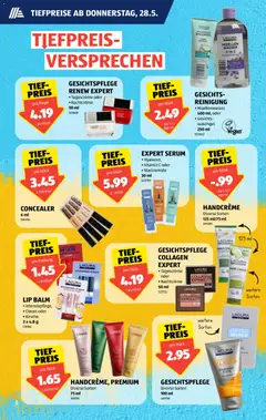 Aldi aktionen ab 28.05.2026 gültig | Seite: 8 | Produkte: Handcreme, Tagescreme, Nachtcreme, Wasser