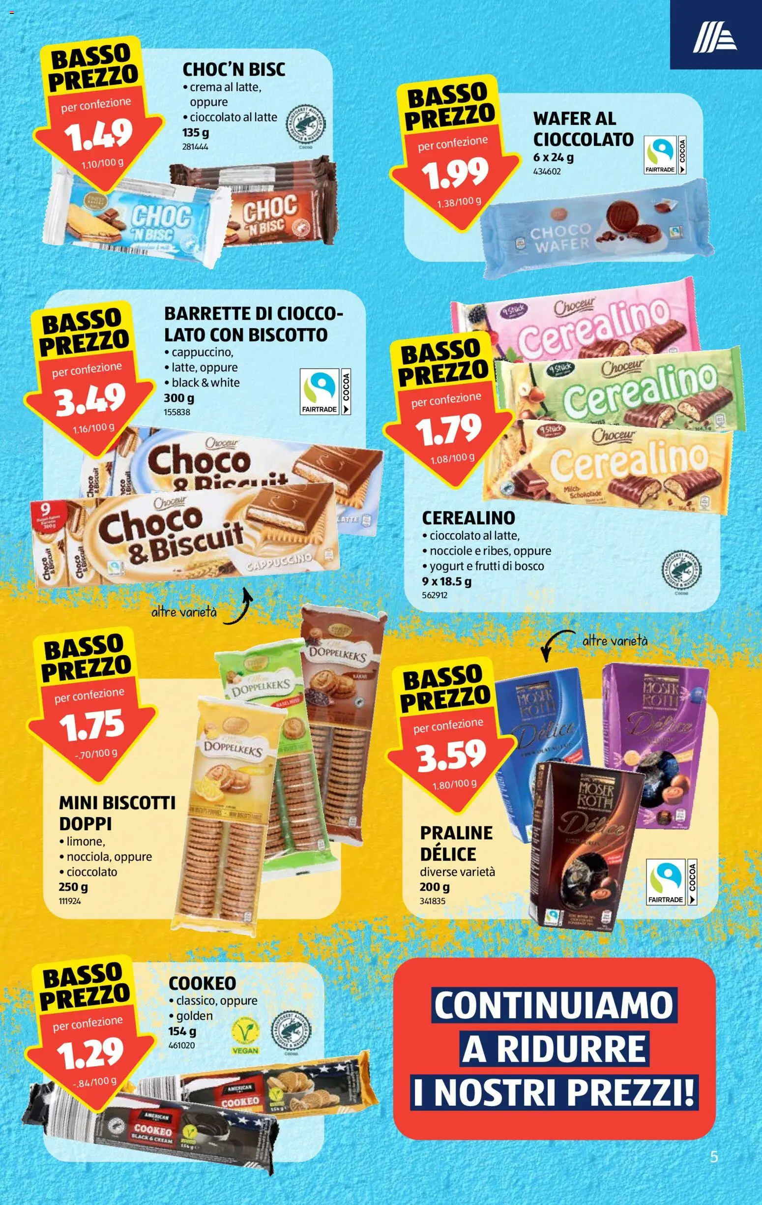 Aldi aktionen IT – gültig ab 04.06.2026 | Seite: 5 | Produkte: Milch, Schokolade