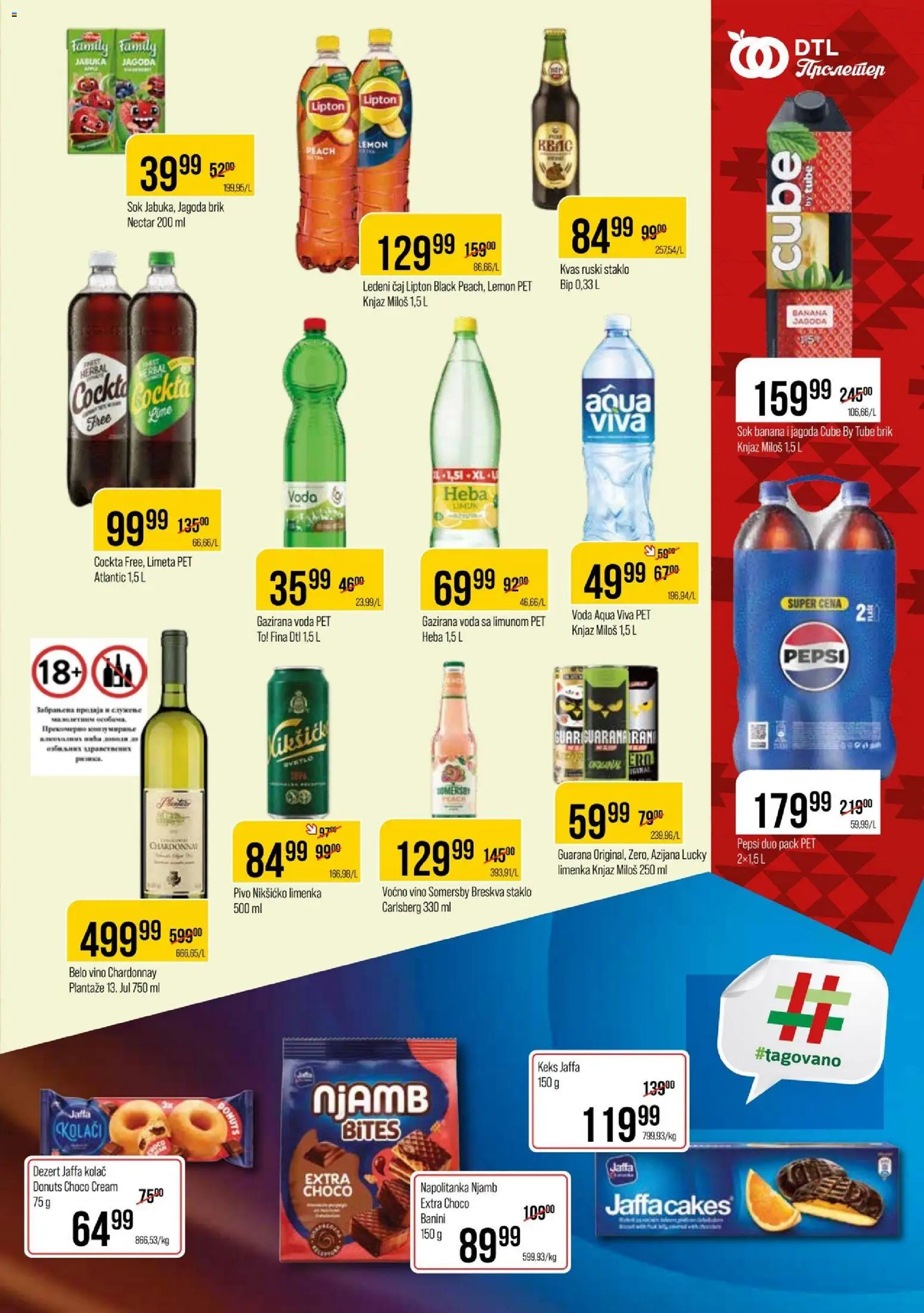 Metalac Proleter katalog - važi od 21.10.2026 | Strana: 9 | Proizvode: Somersby, Vino, Pivo, Pepsi