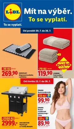 Náhled letáku Lidl leták - Spotřební zboží od 20.07.2026