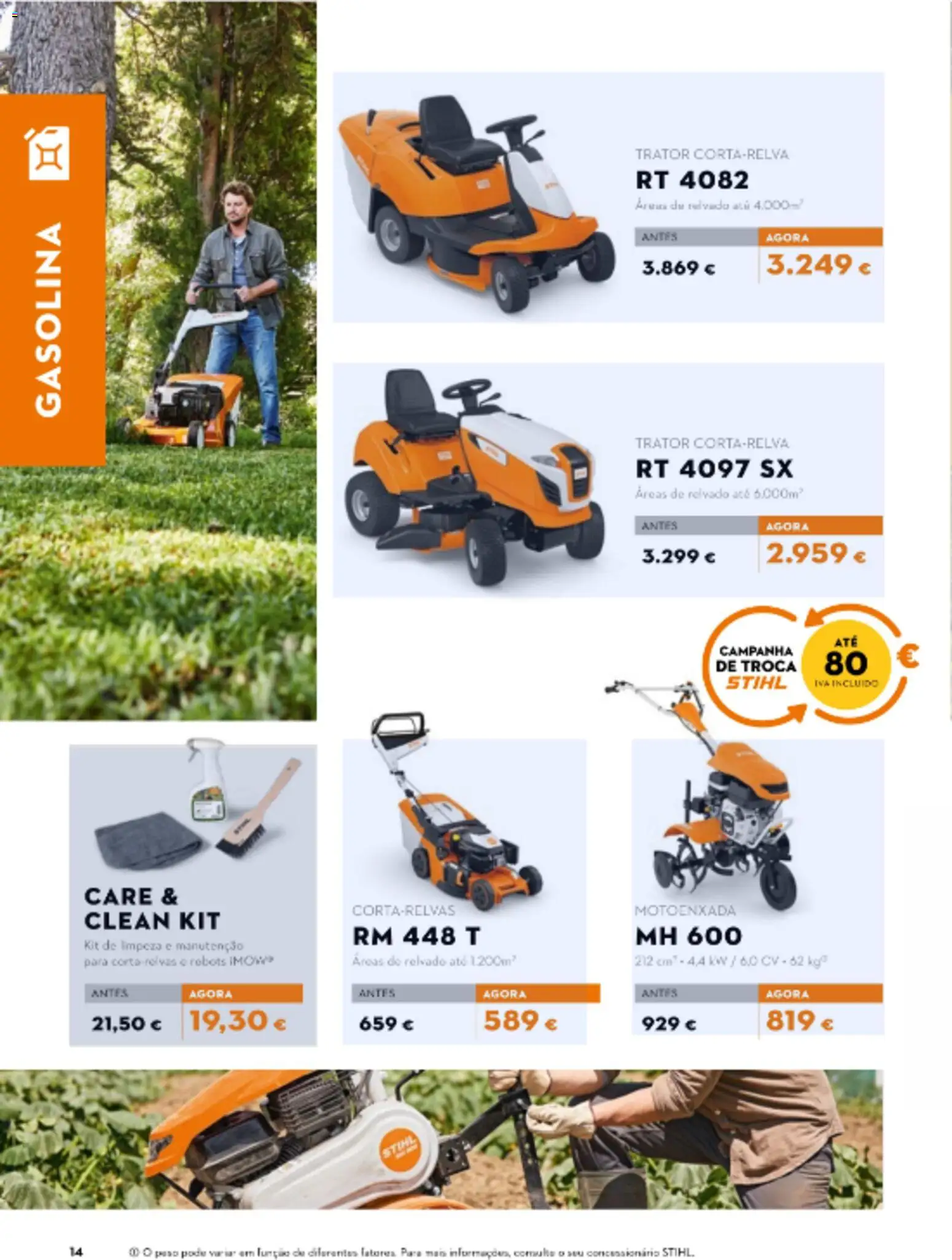 Stihl Outono Catálogo │ válido de 28/09/2026 | Página: 14 | Produtos: Motoenxada