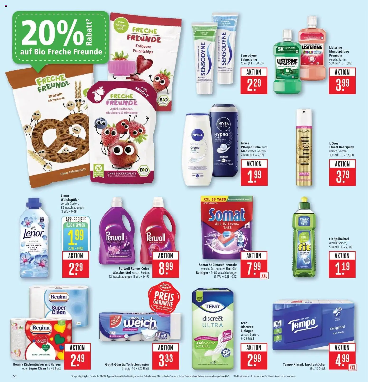 Marktkauf Prospekt Böblingen (ab 31.08.2026) » Angebote online | Seite: 30 | Produkte: Lenor, Taschentücher, Haarspray, Toilettenpapier